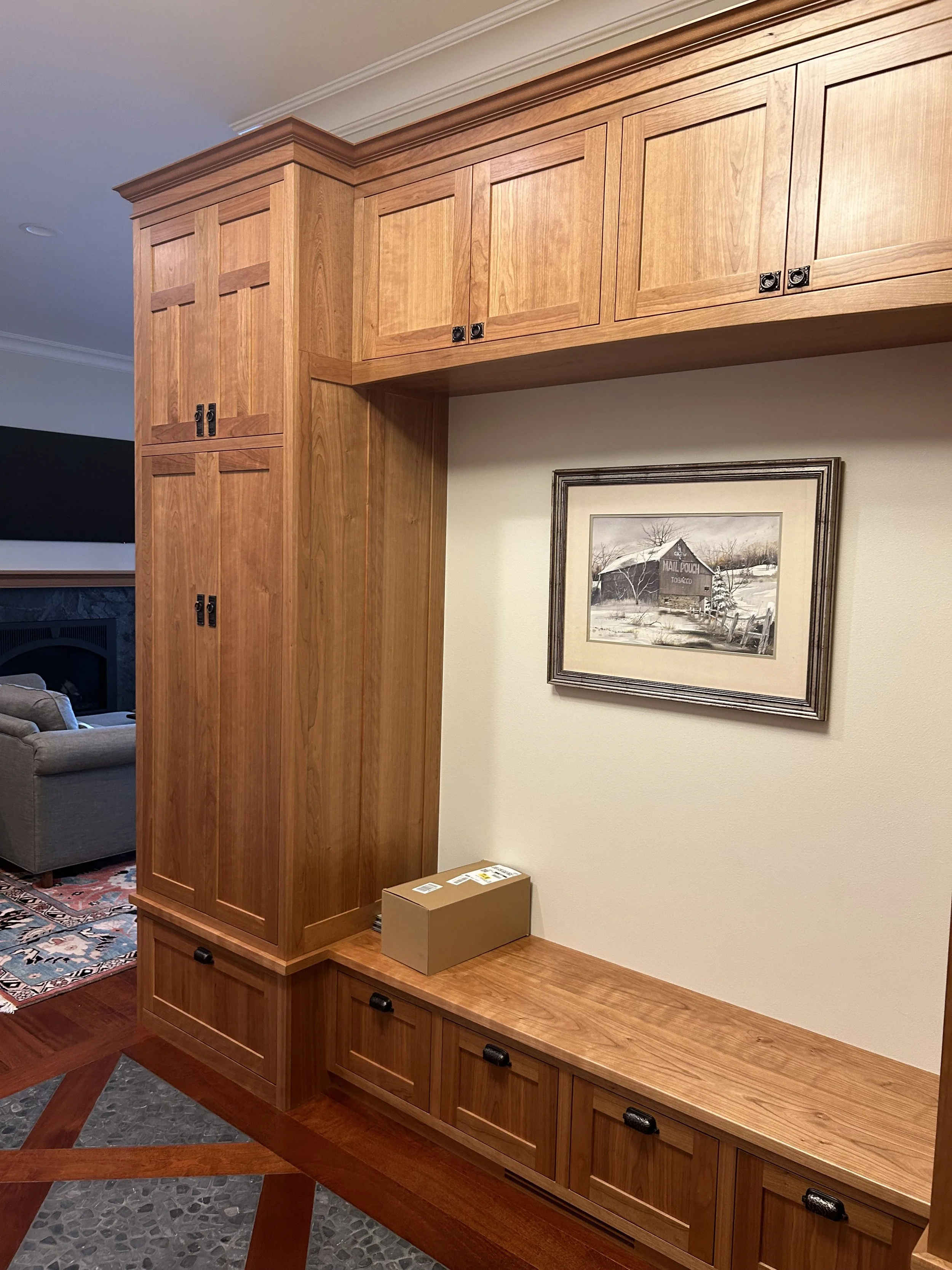 Cherry Entry by Bird's Nest Design and Carpenter Ant LLC