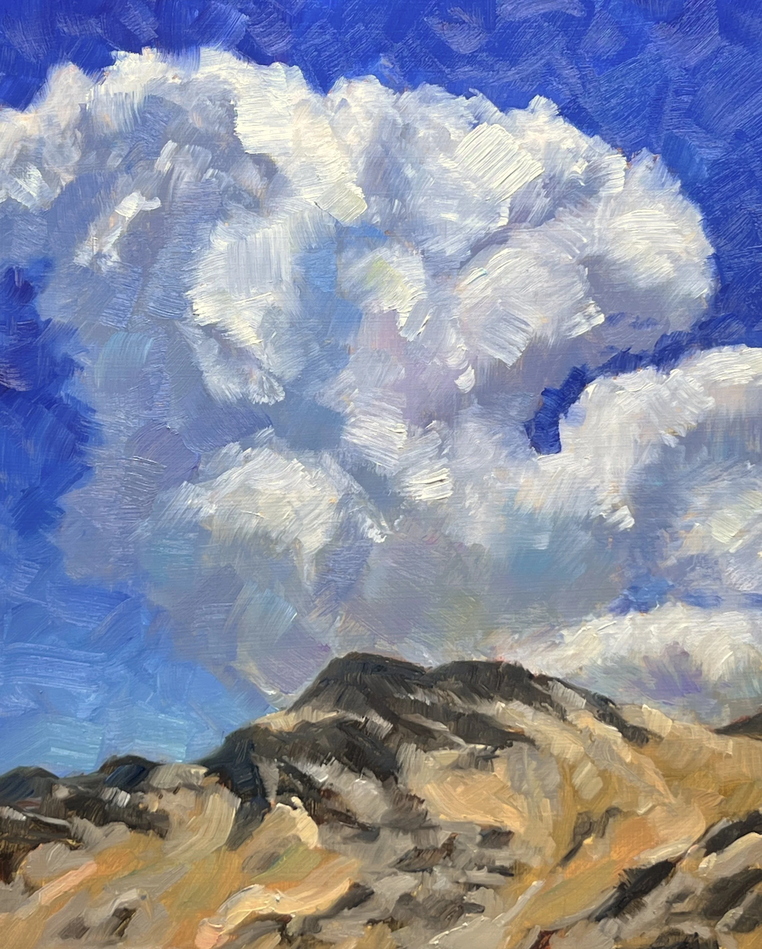 Columbia River Bluff, Oil on Panel, 8 x 10 inches