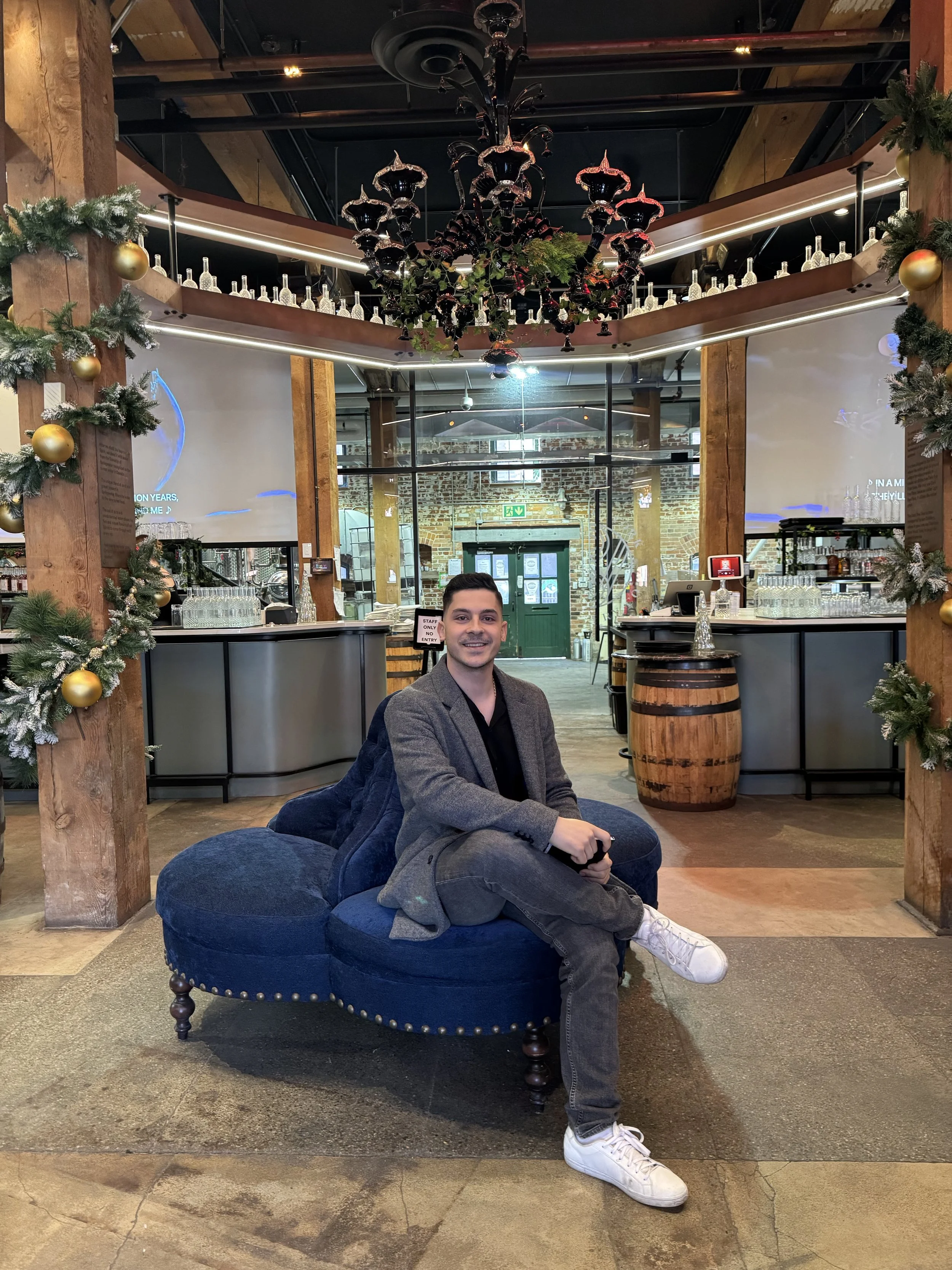 Initial meeting with Spirit of York Distillery in Toronto's historic Distillery District to discus the vision of Aurelia Events Company, and the vision of the Spirit of the 1920s soiree with Founder Luca Arcuri.