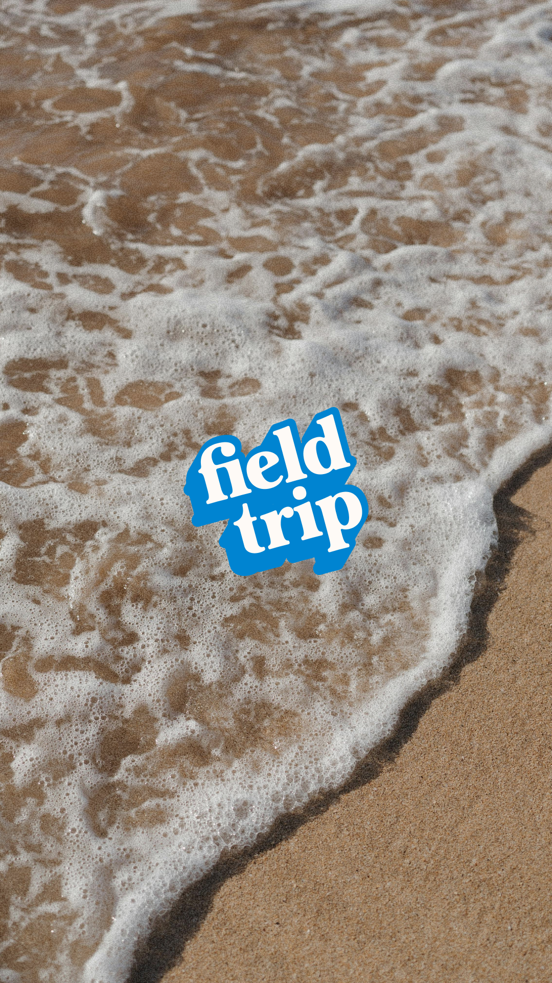 Field Trip logo mockup — brand design for fiction newsletter by Modern Arcana