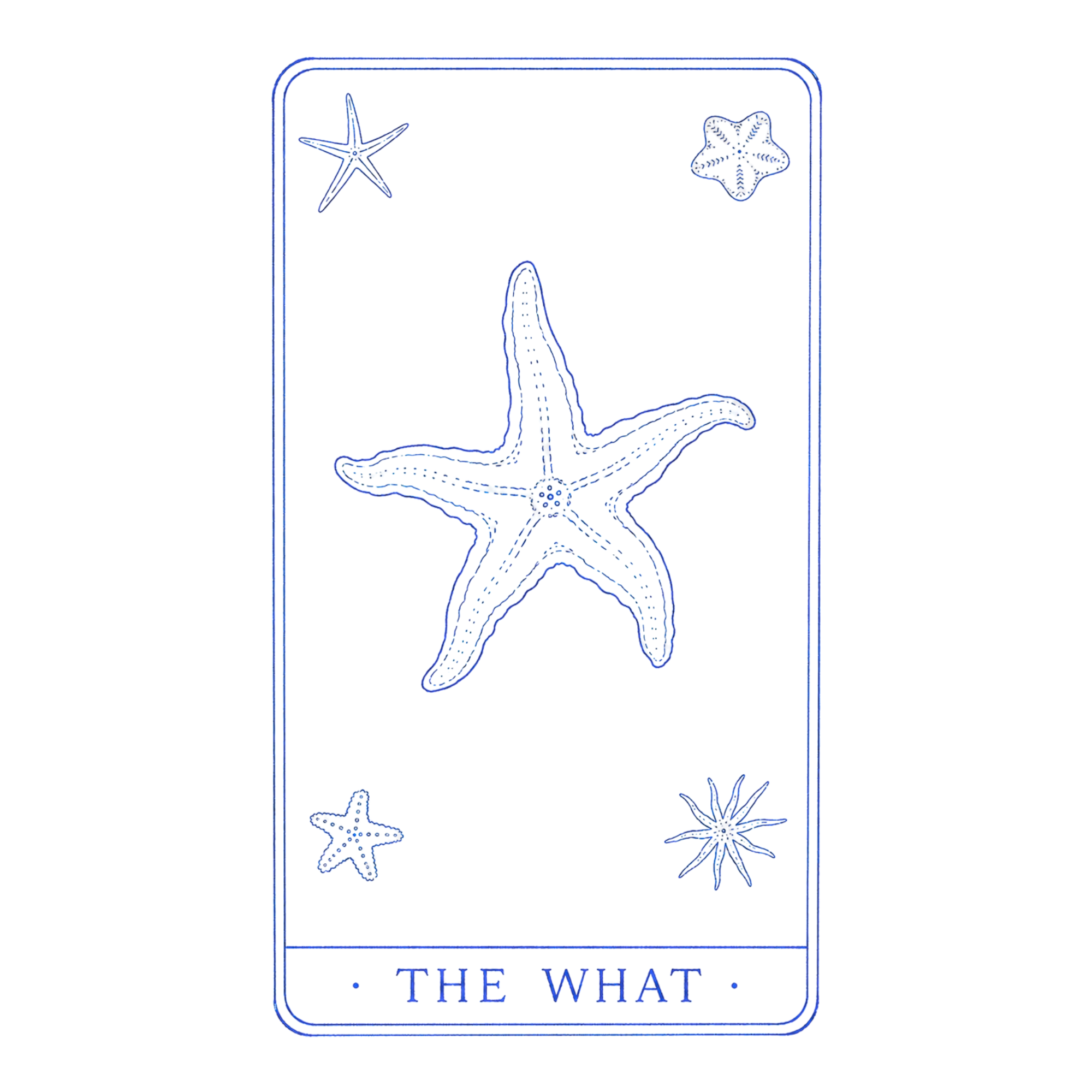 Costal tarot card representing the services that Saltwater Yoga offers.