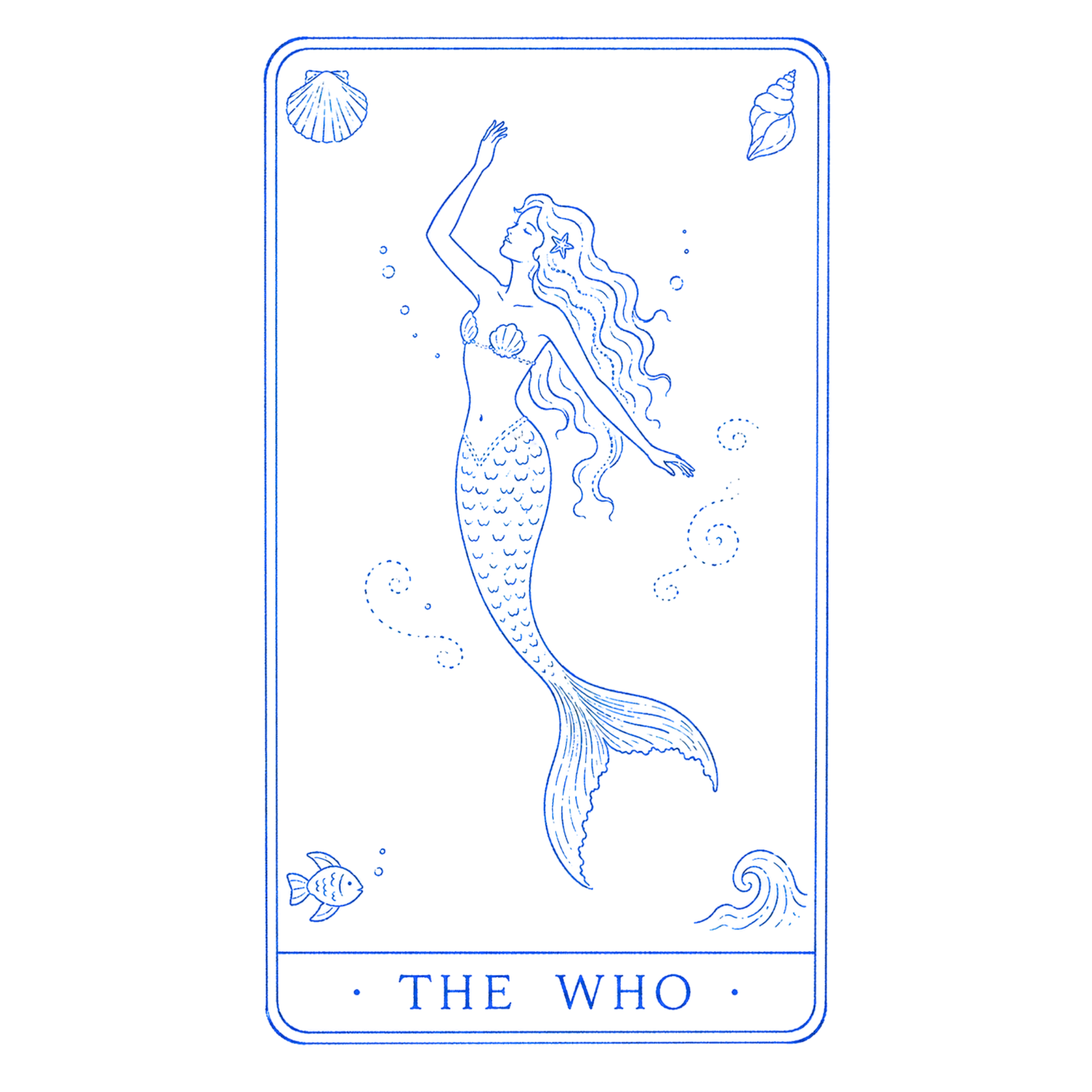 Costal tarot card representing the community that Saltwater Yoga offers.