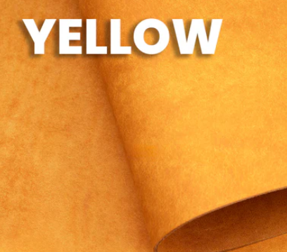 LEATHER MINIMALIST CARD WALLET - YELLOW PUEBLO