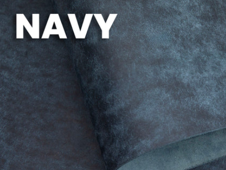 LEATHER MINIMALIST CARD WALLET - NAVY PUEBLO