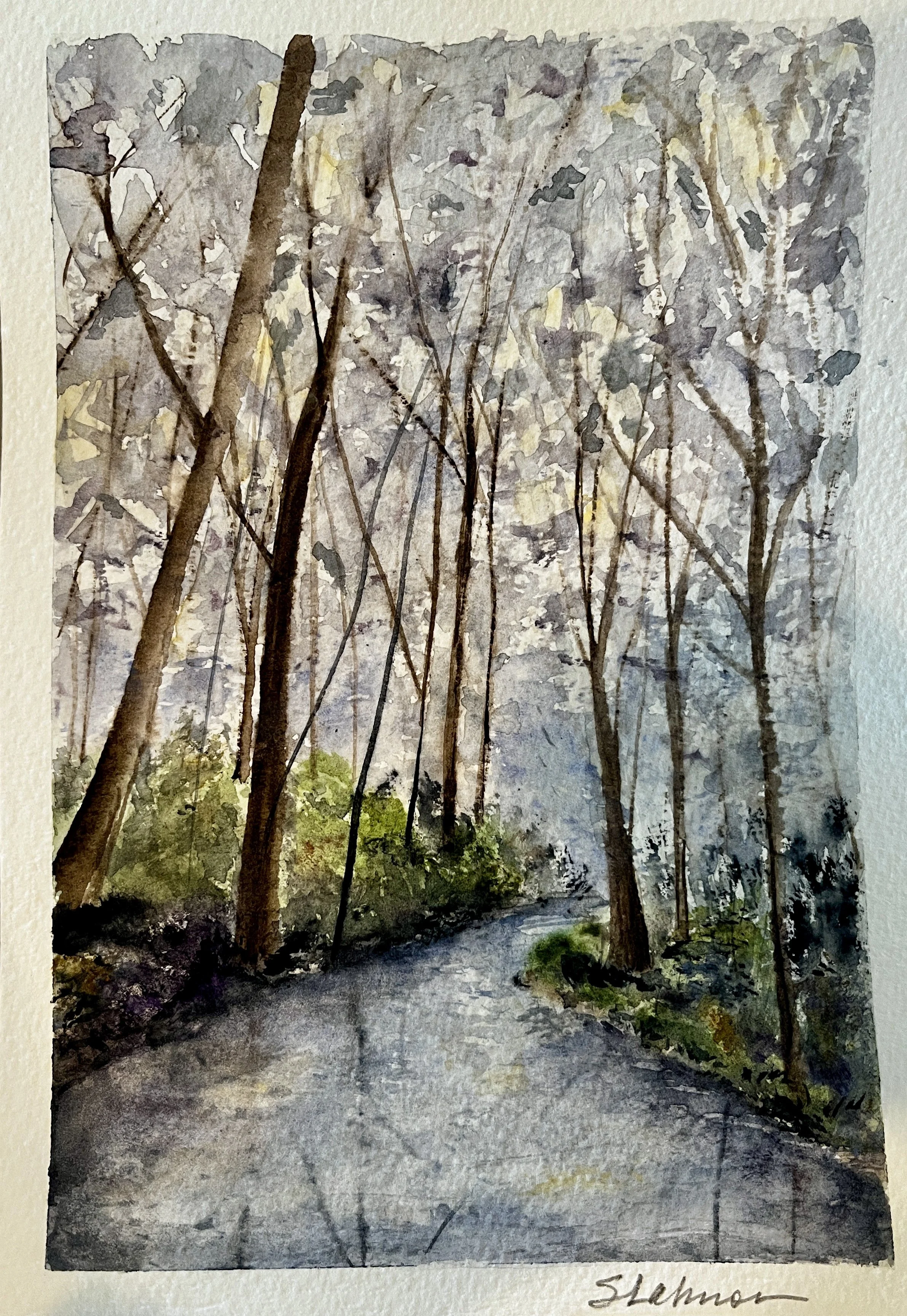 Reflection in Early Spring | 7 x 10