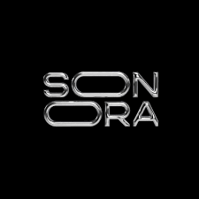 Logo avec le texte 'SOMANRA' en lettres argentées sur un fond noir