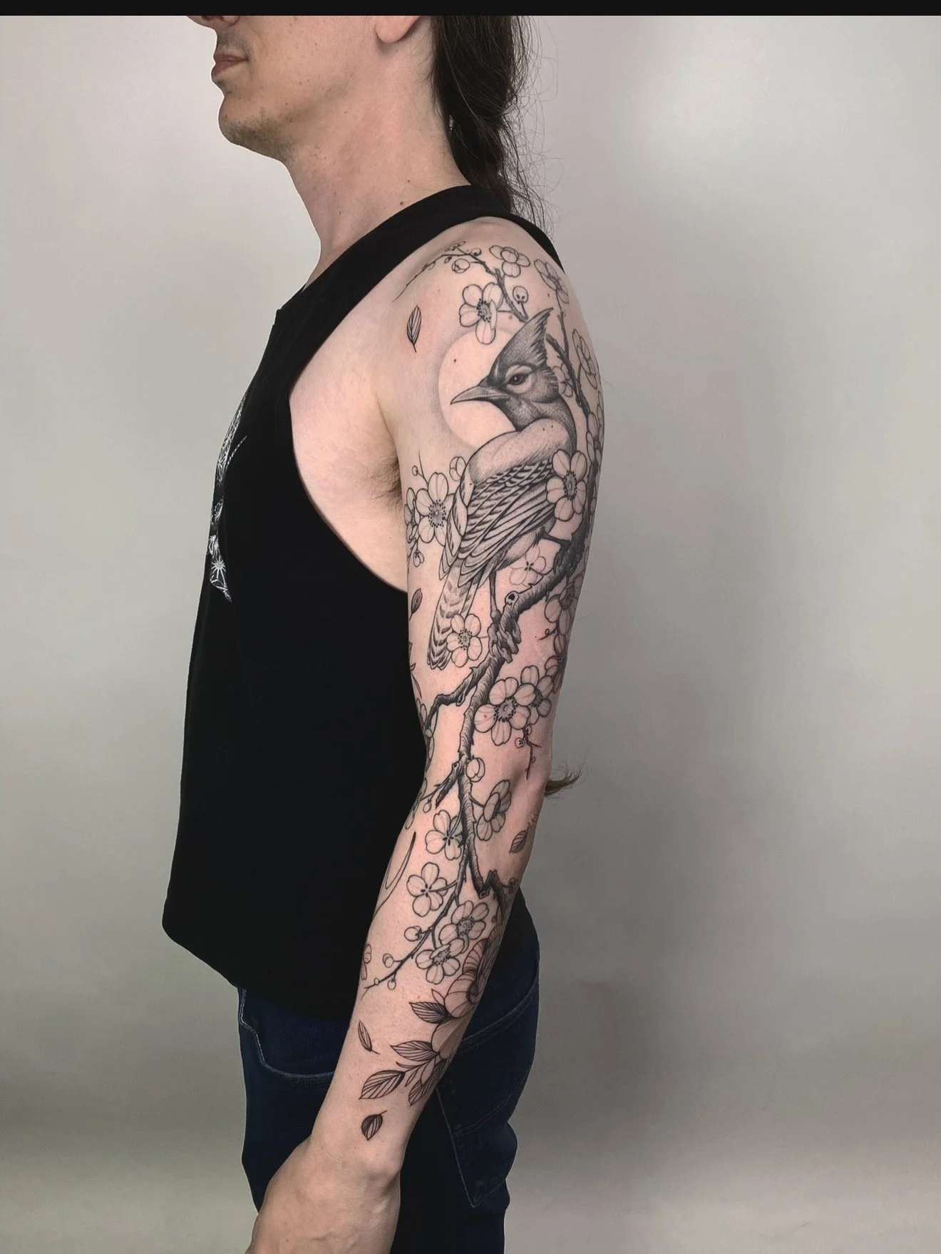 Cherry blossoms, Bird sleeve
