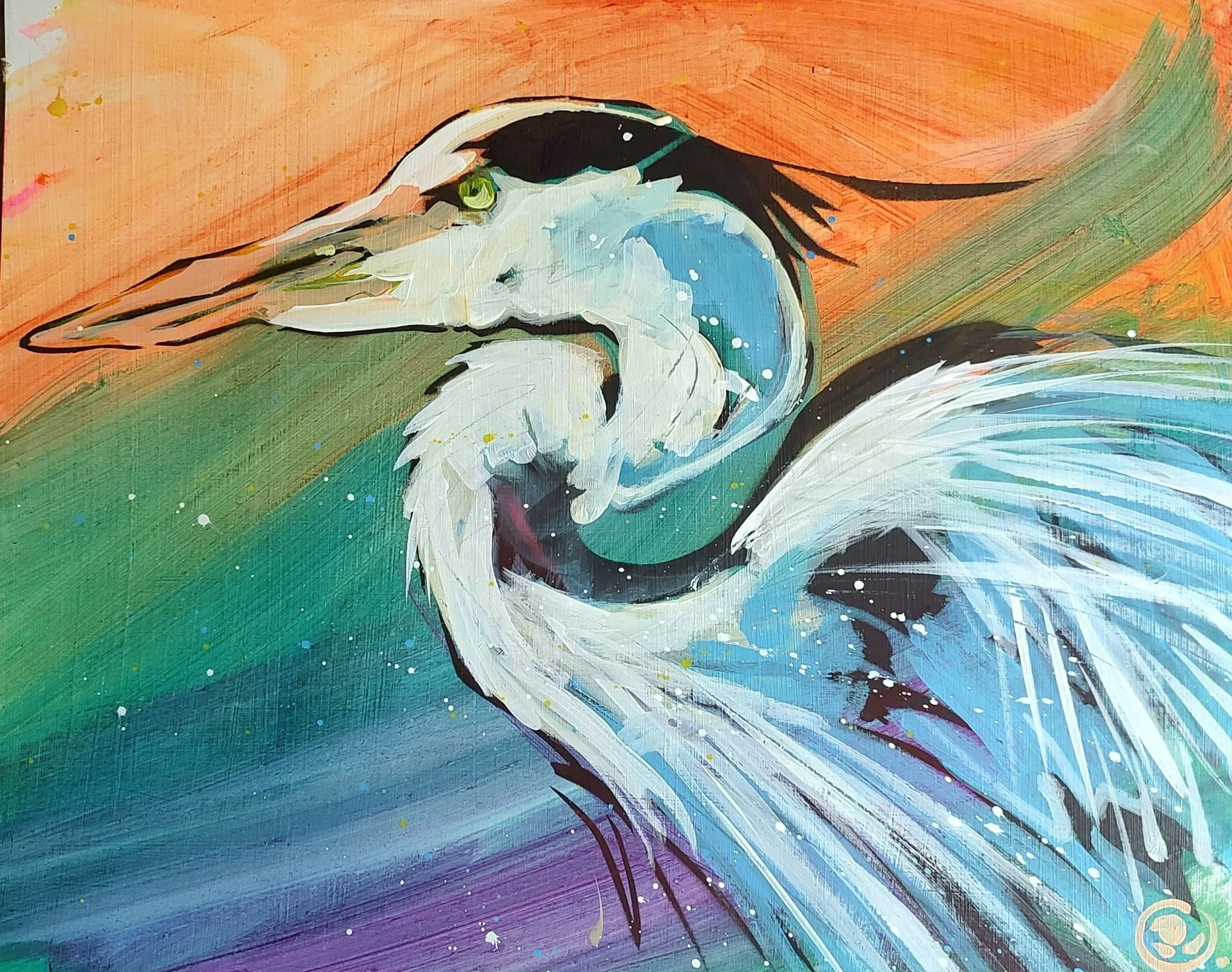 Live Painting Tutorial – Project: Great Blue Heron with Jon Young