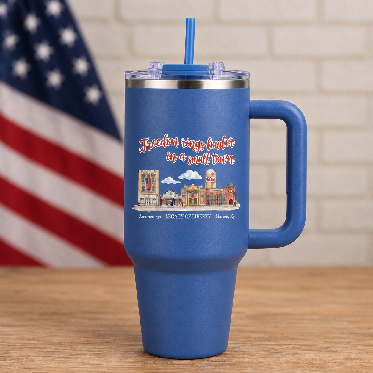 Freedom Rings Louder Tumbler - $28