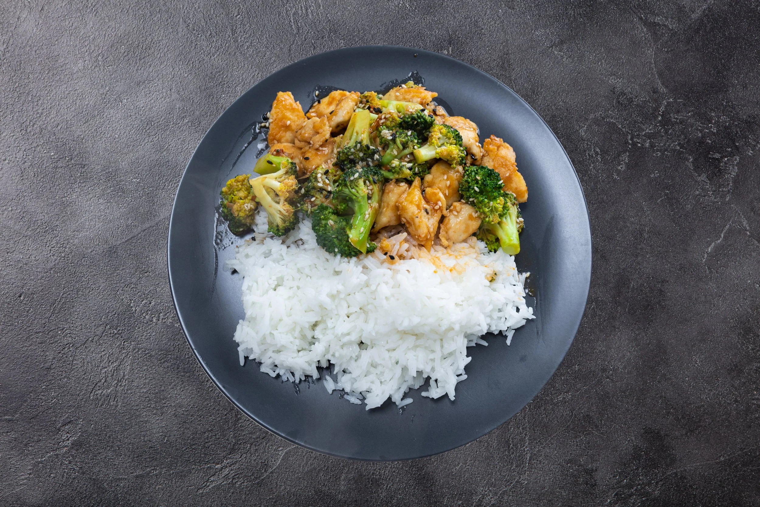 Chicken Teriyaki with rice and veggies