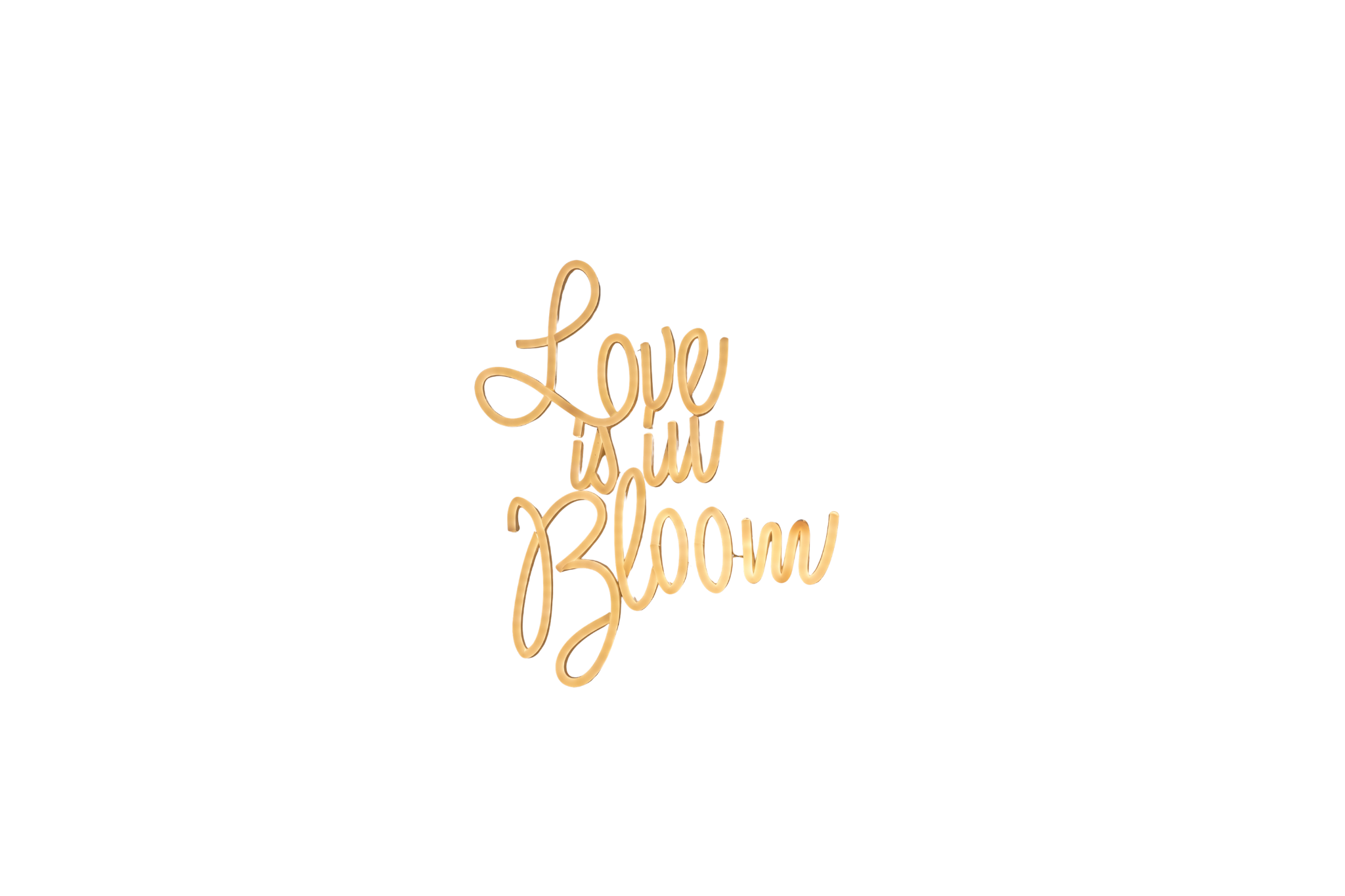 Love is in Bloom Neon Sign