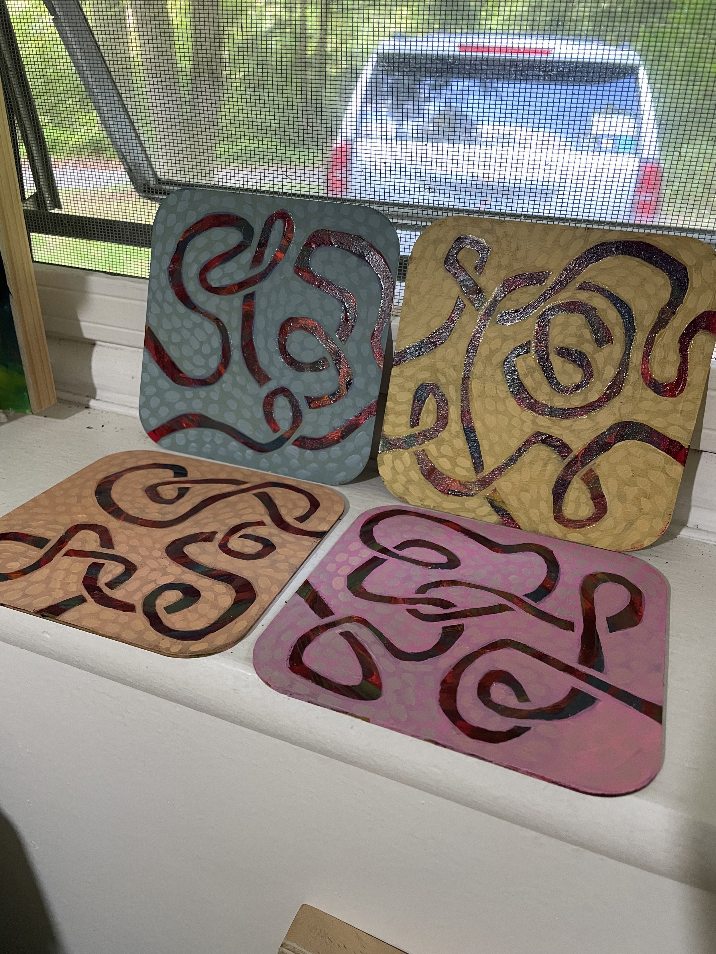 small negative space noodles