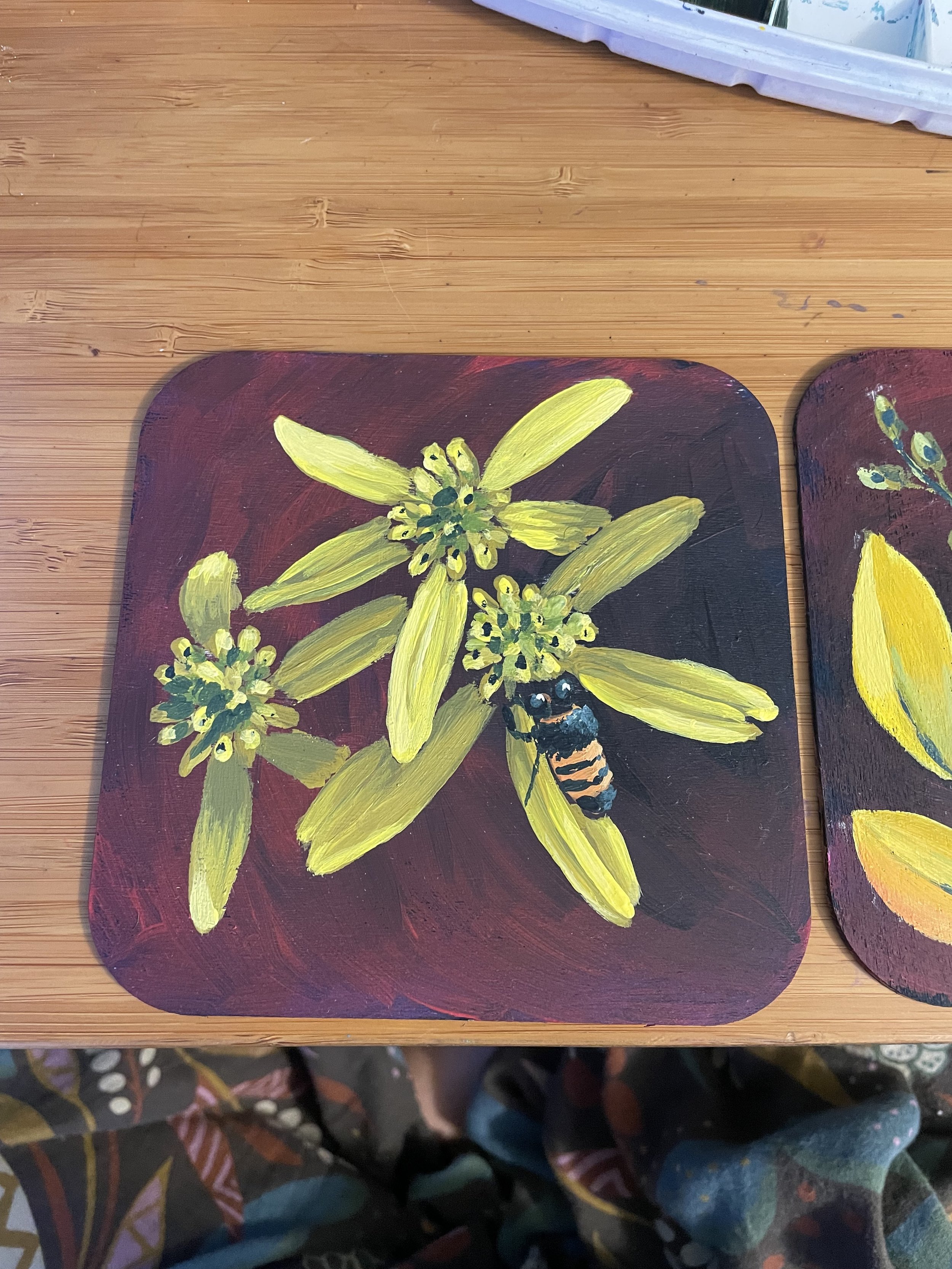 small acrylic nature observations