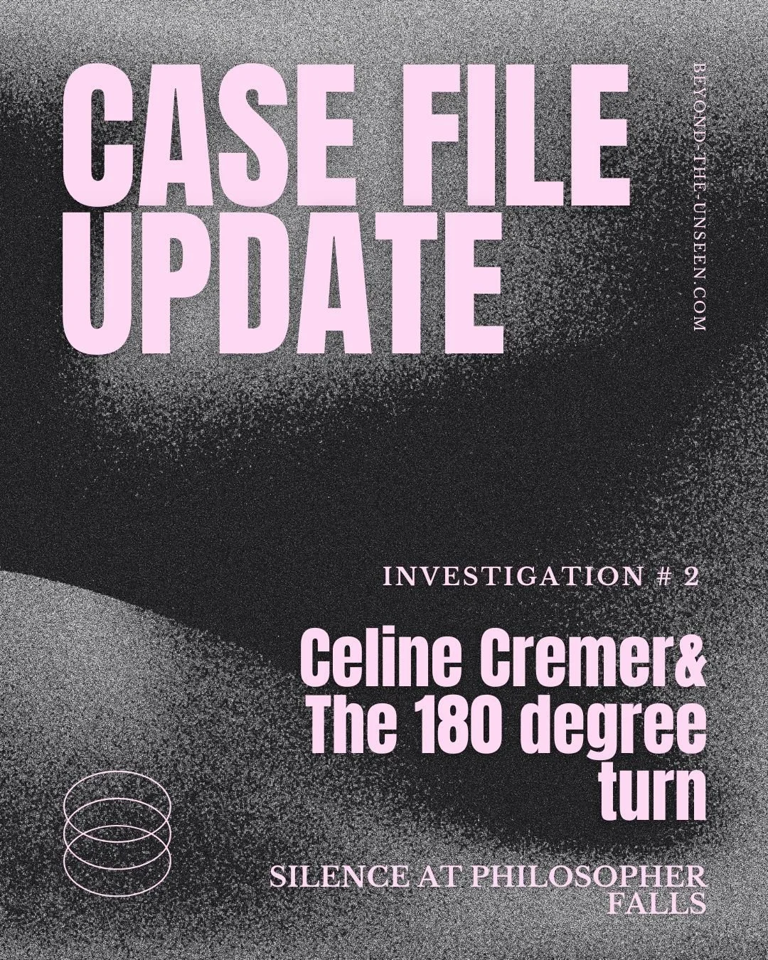 📂 CASE FILE UPDATE: CELINE CREMER

I returned to the path.

There is a section of this journey that continues to draw my attention&mdash;a point along the route where things stop making sense and the questions begin.

As I retrace Celine's footsteps