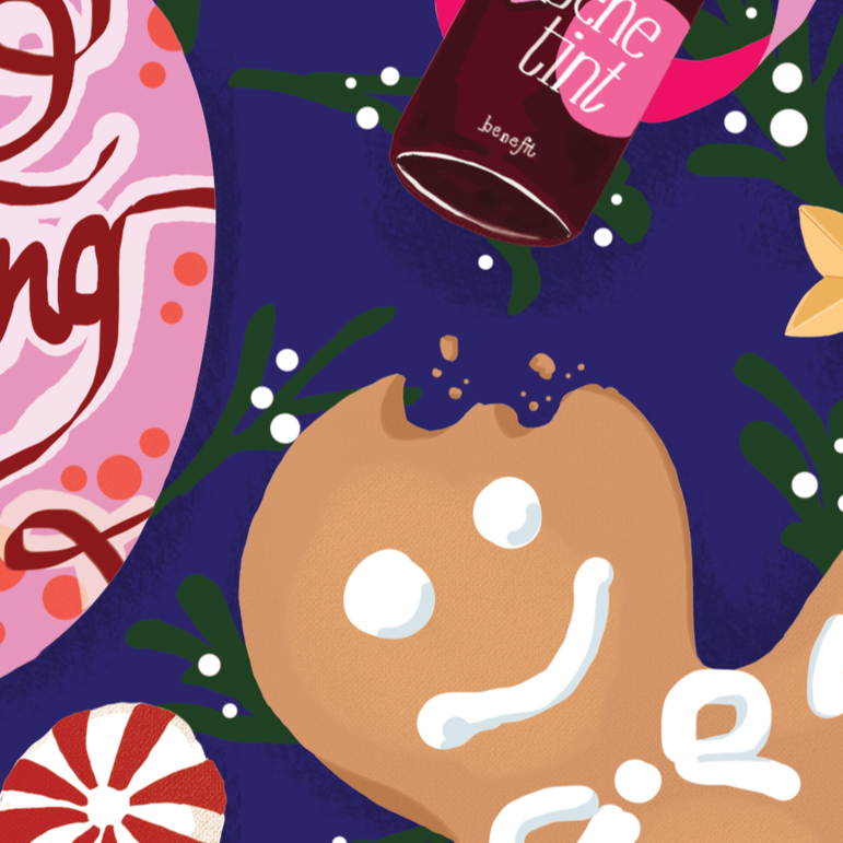 Illustration: Benefit 2025 Holiday Card