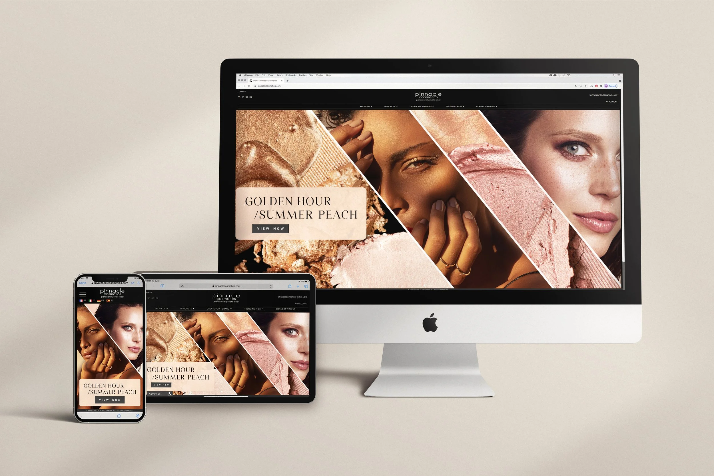 Design: Pinnacle Cosmetics Summer Web Catalogue