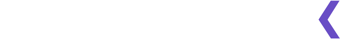 White MagnetizeCX logo with a purple X on a black background