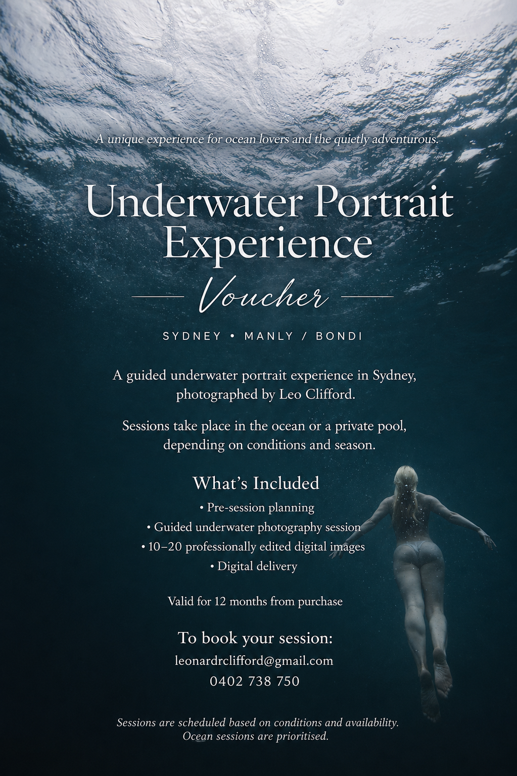 Underwater Photography Session