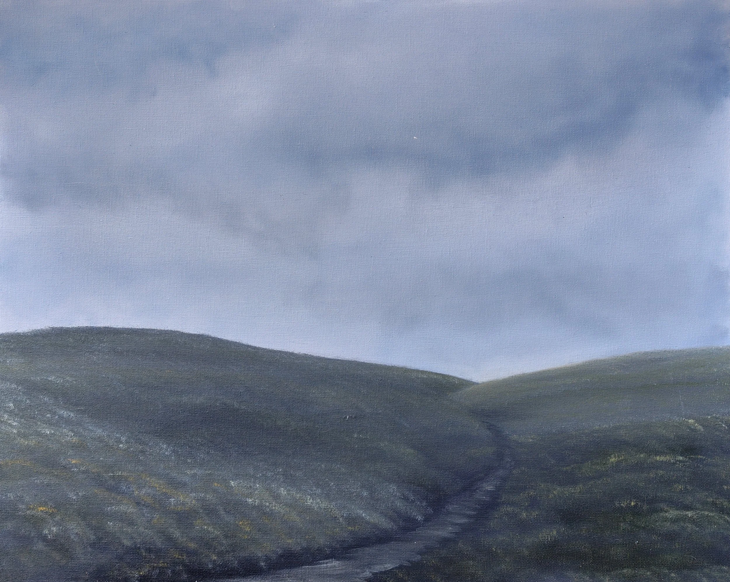 Cut Through Peat, oil on canvas 2026 (50cm x 40cm)