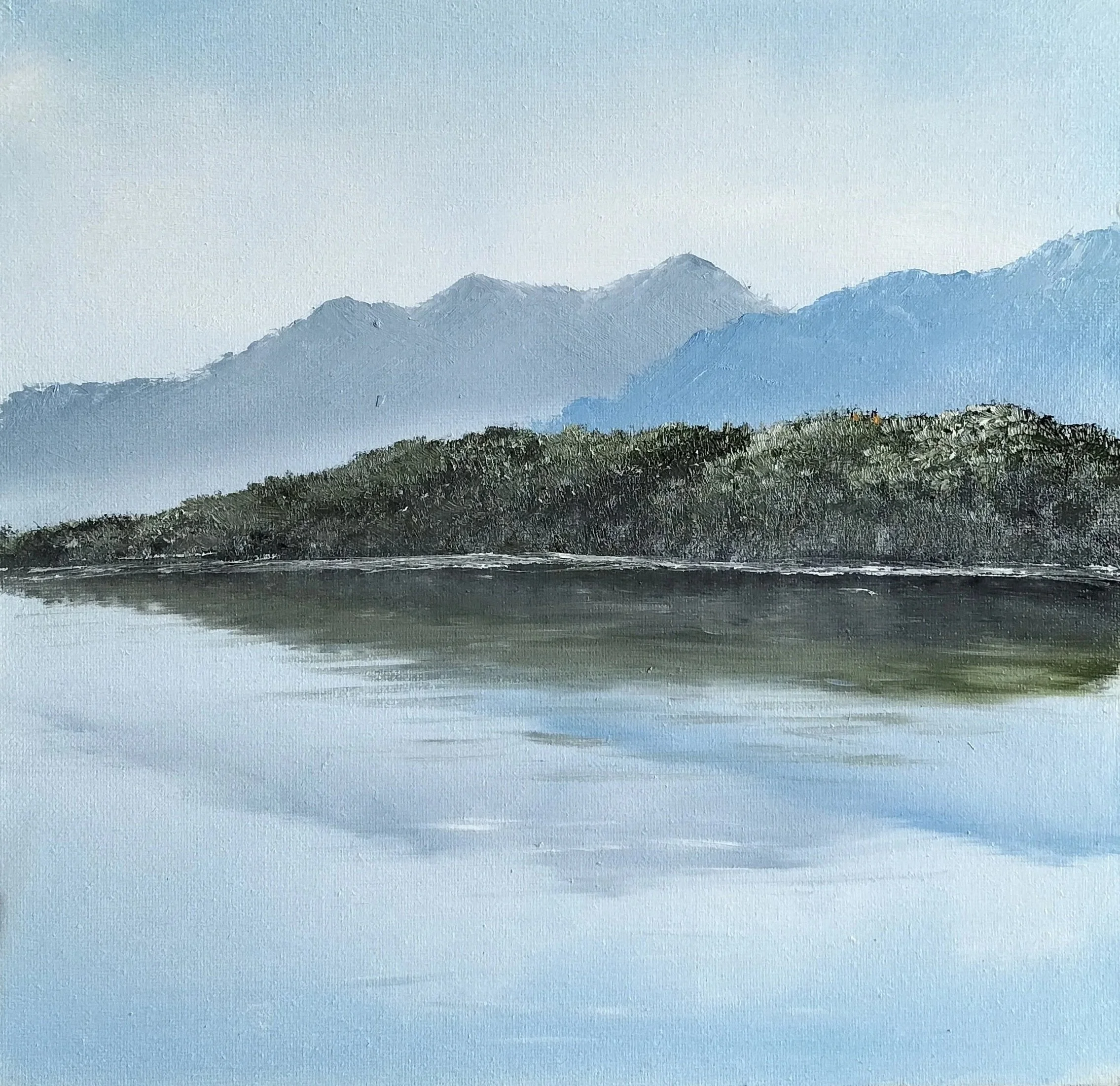 Connemara Mirror, oil on canvas, 2024