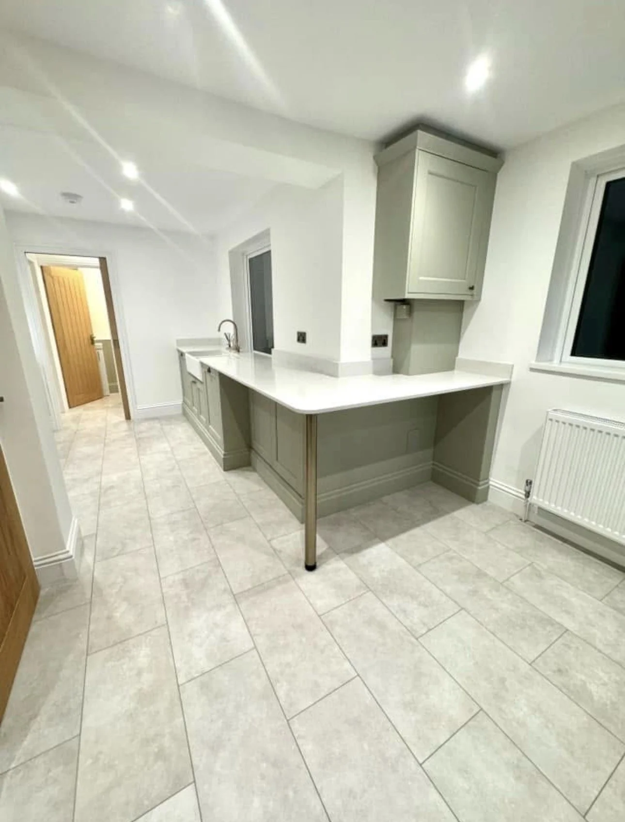 Modern fitted kitchen installed by a local kitchen fitter in Overton.