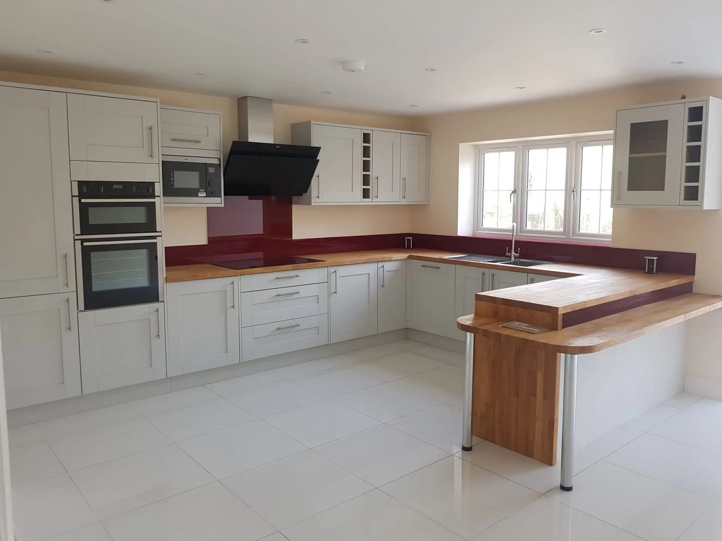 Professional kitchen installation completed by Overton Kitchens in Overton, Hampshire.