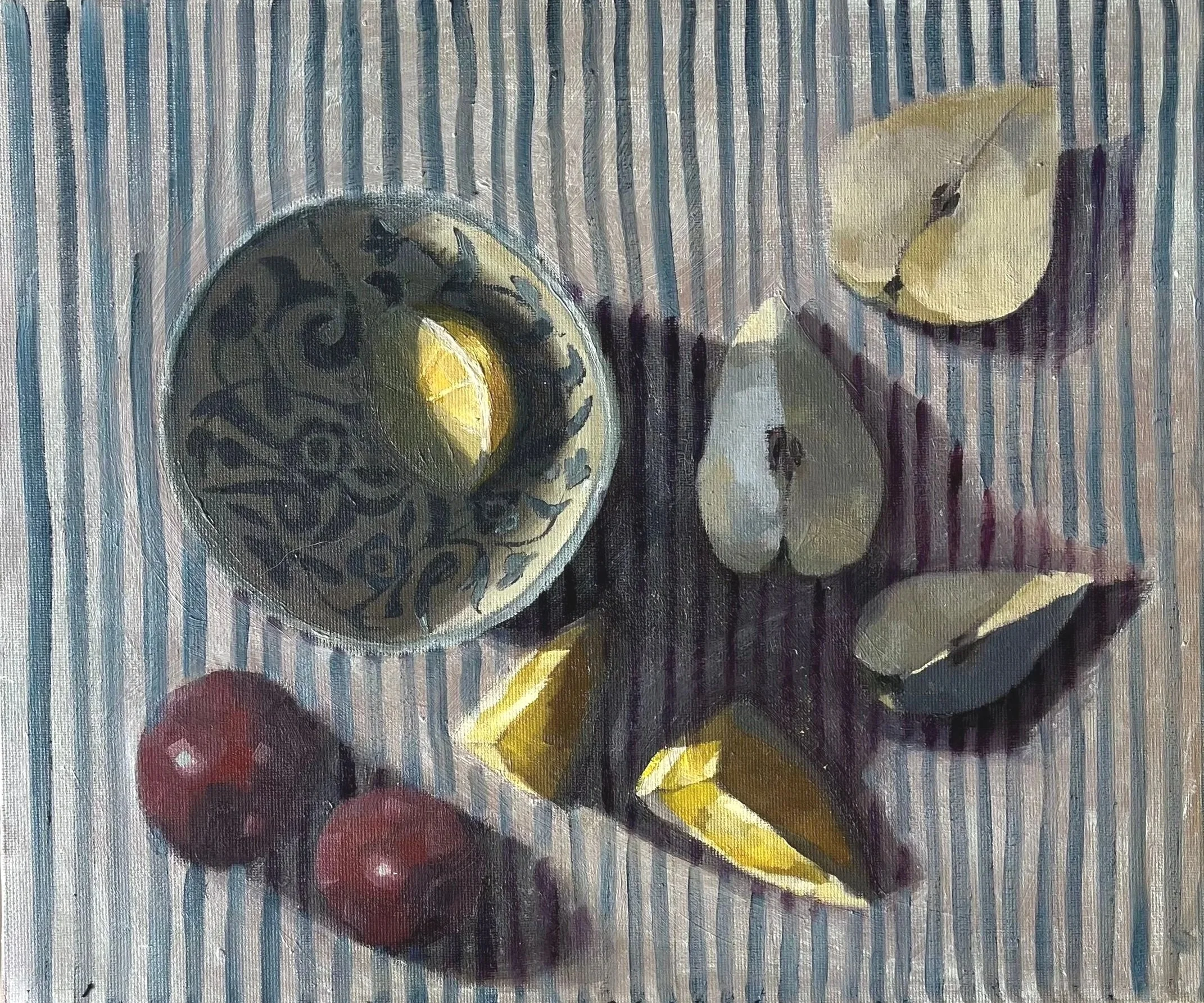 Tablescape, 2026, Oil on board, 25.5x30.5cm , SOLD