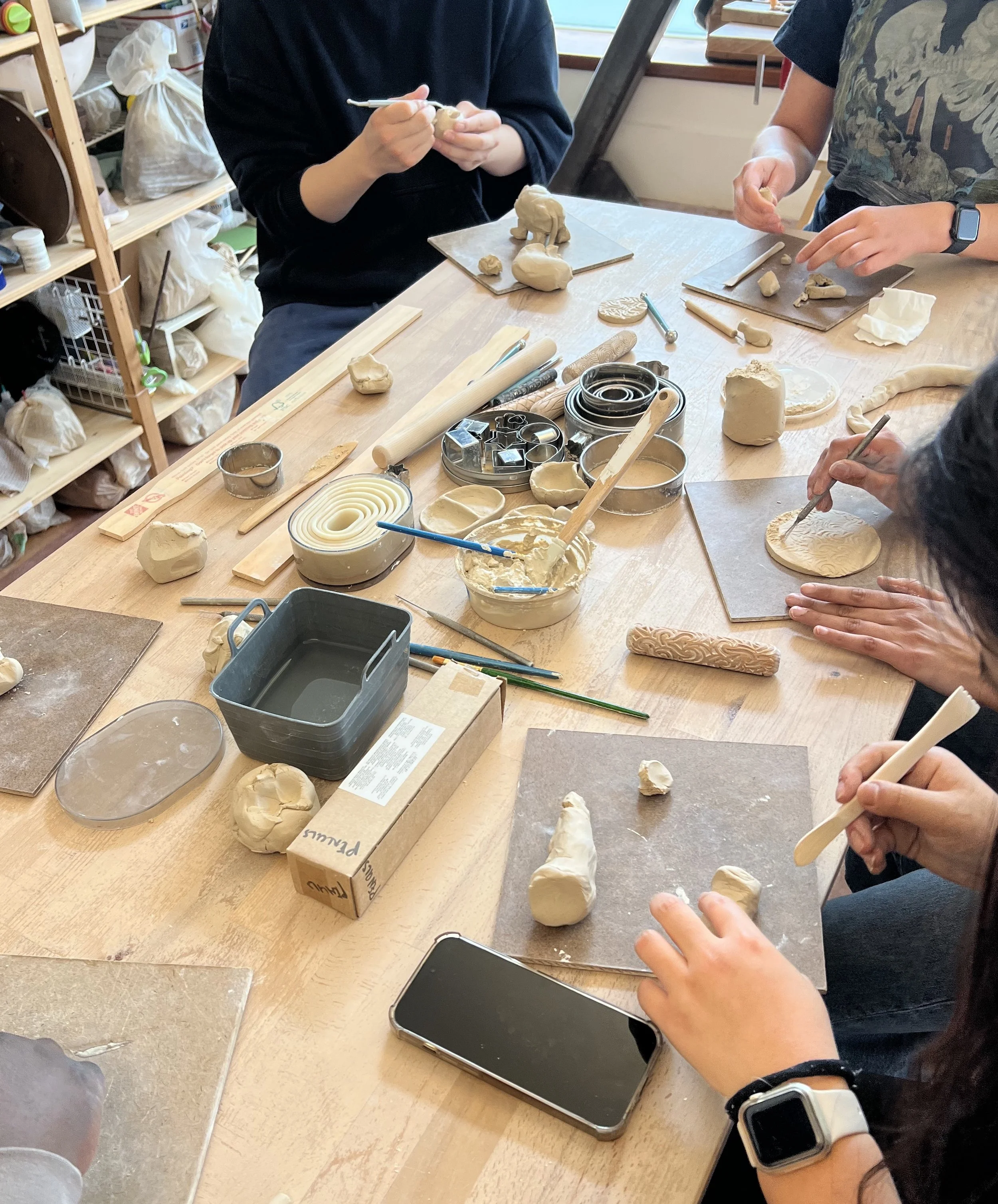 Handbuilding Clay Play: Saturdays, 11am-1pm