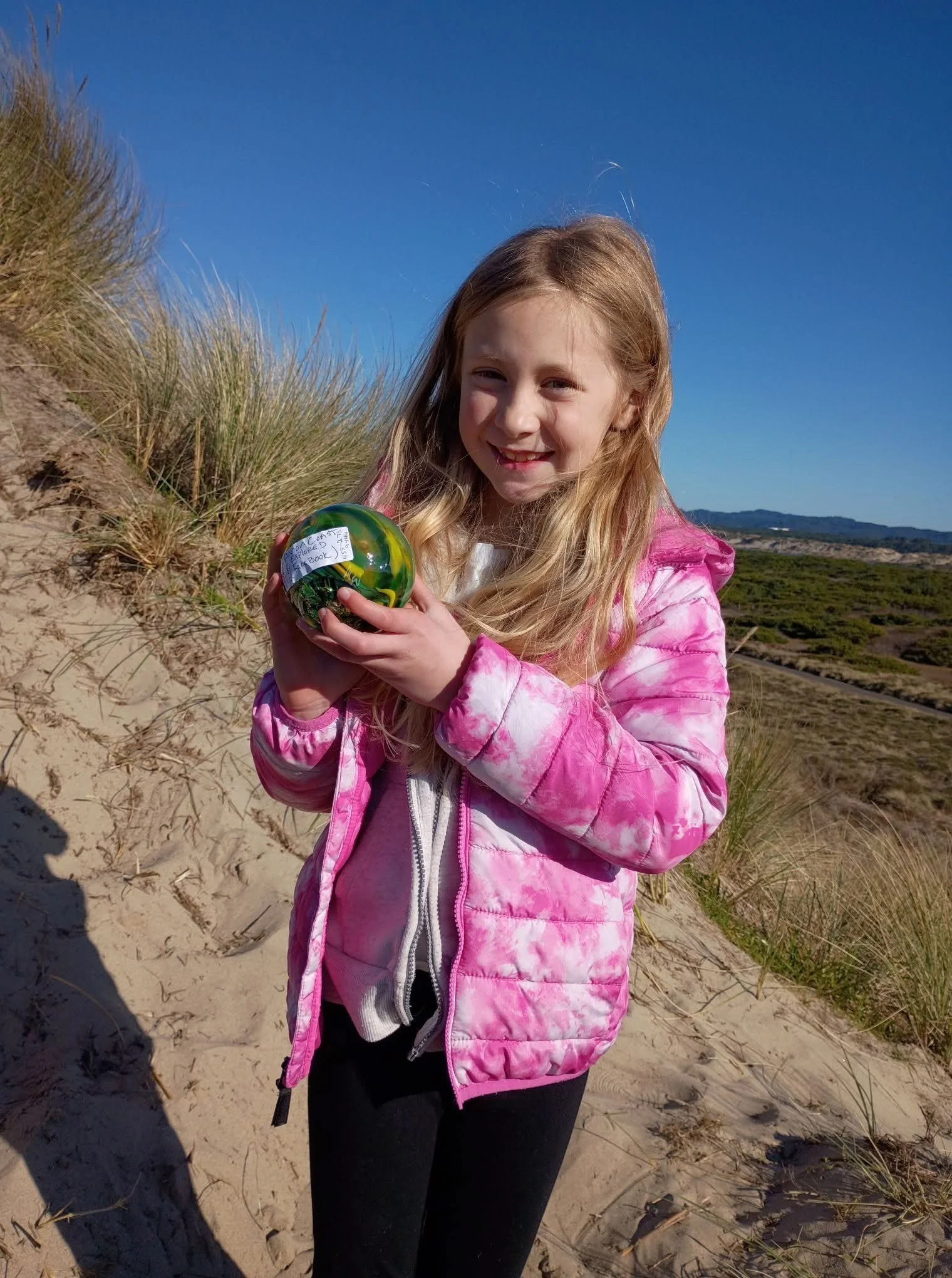 Glass Float Found At South Jetty In Florence Oregon