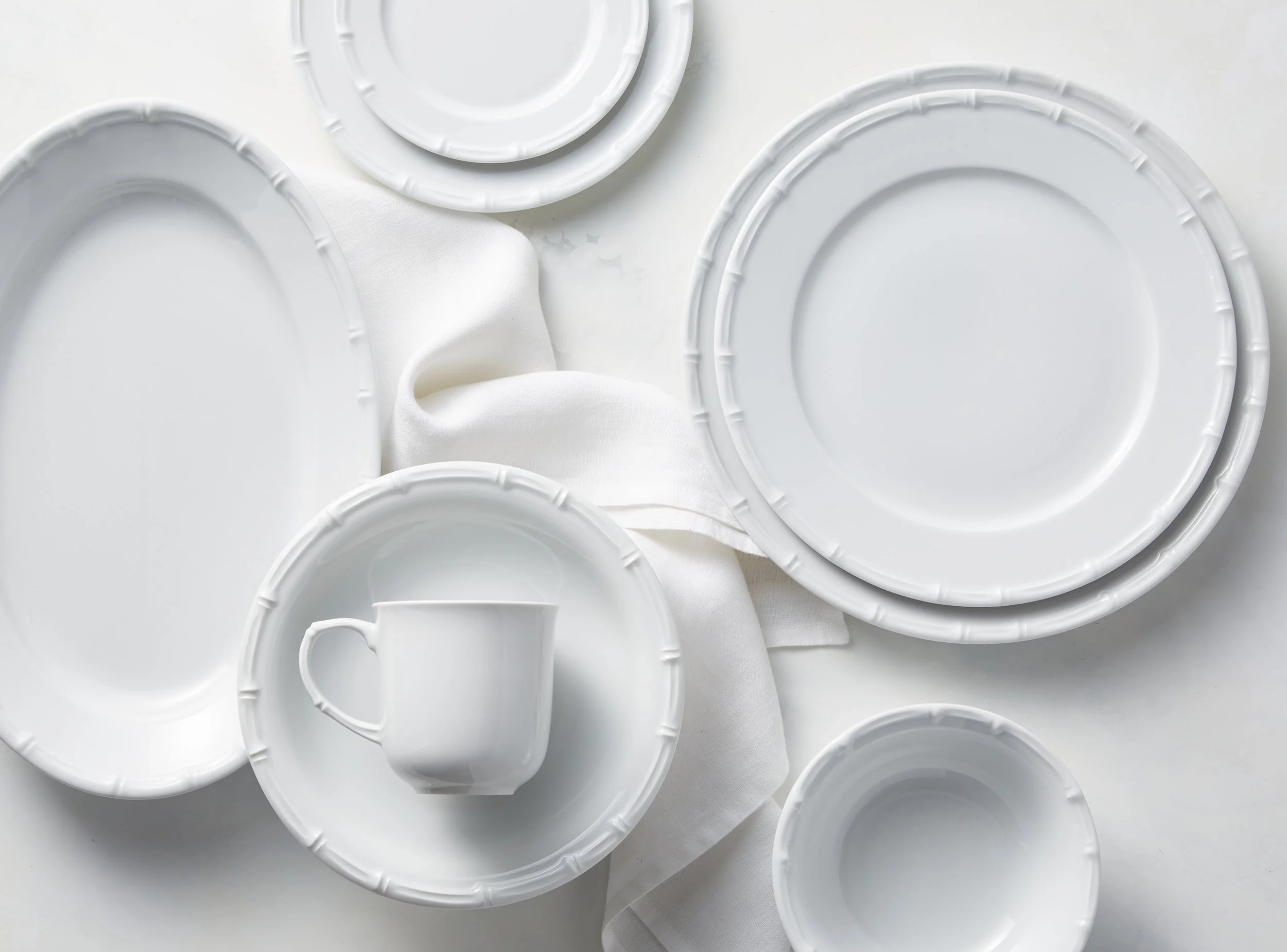 Pillivuyt Bamboo Porcelain Dinnerware