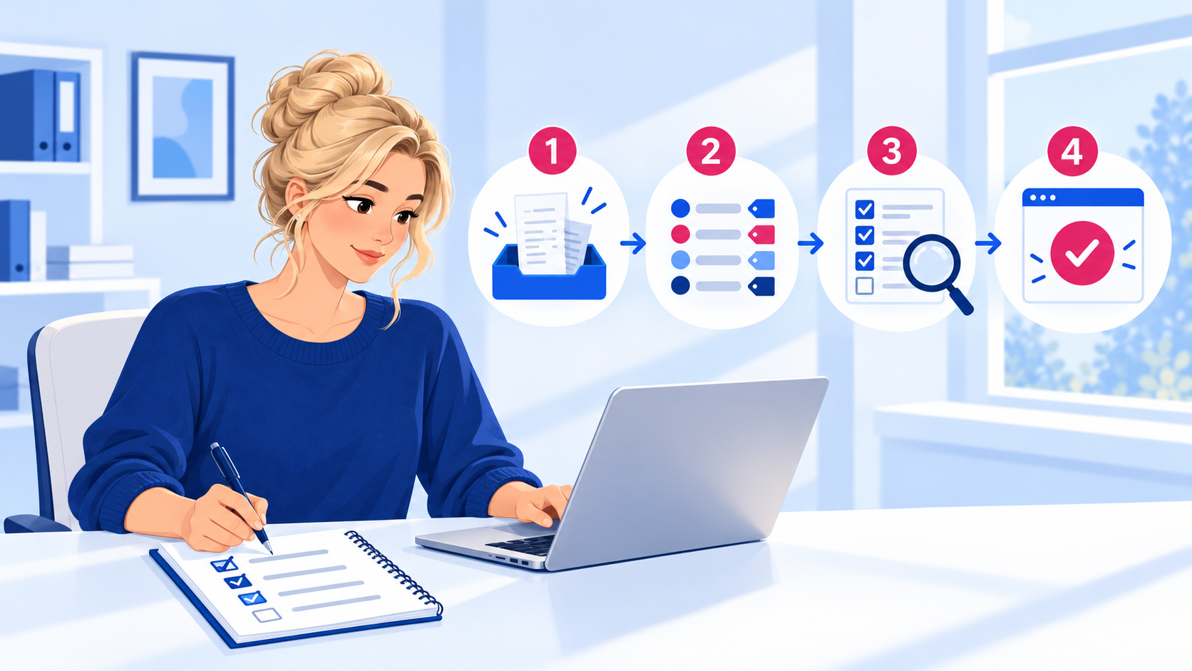 Weekly Bookkeeping Checklist: The 4-Step Routine That Keeps Your Books Current