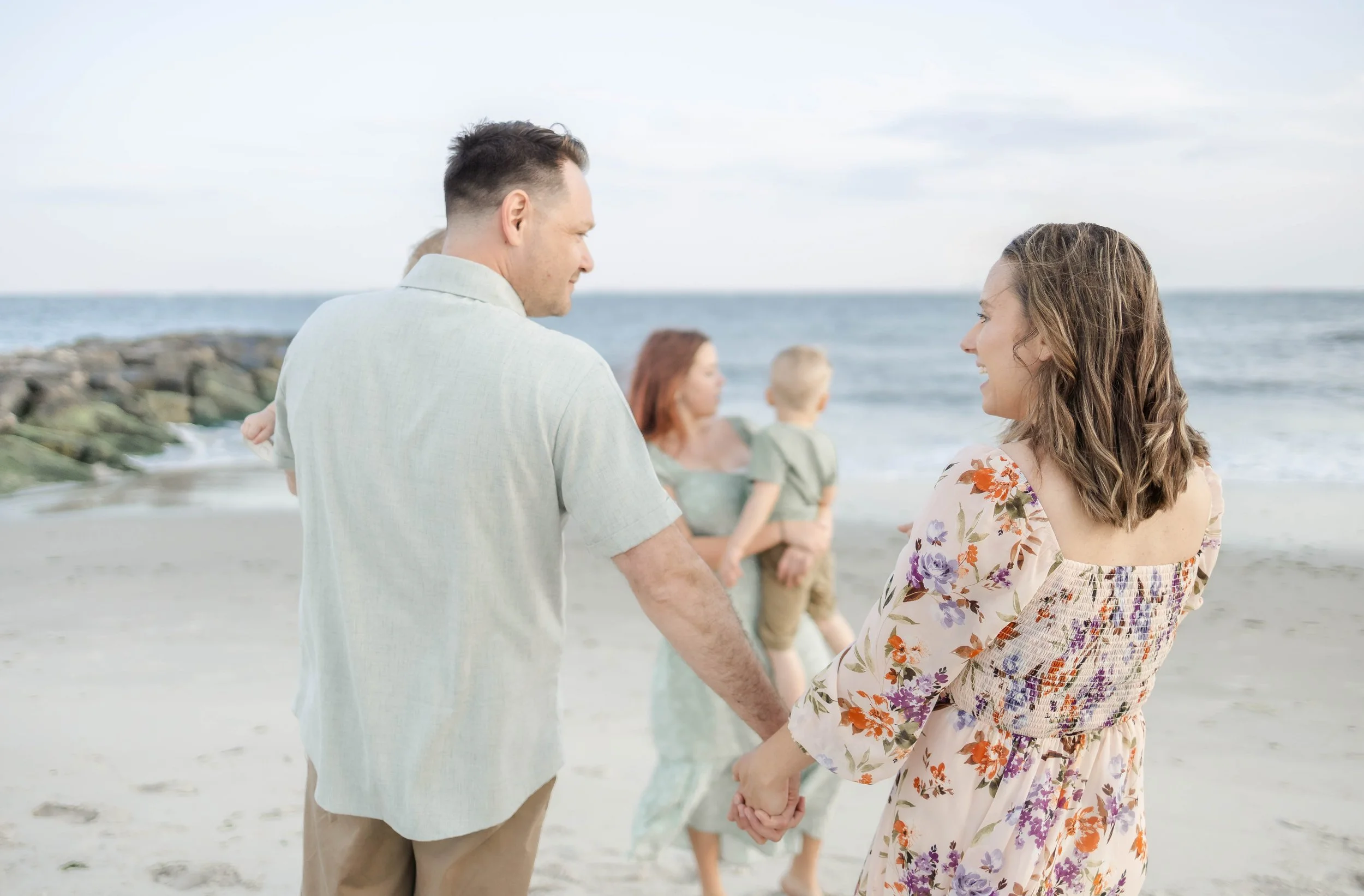 long-island-beach-family-session-point-lookout-sunset