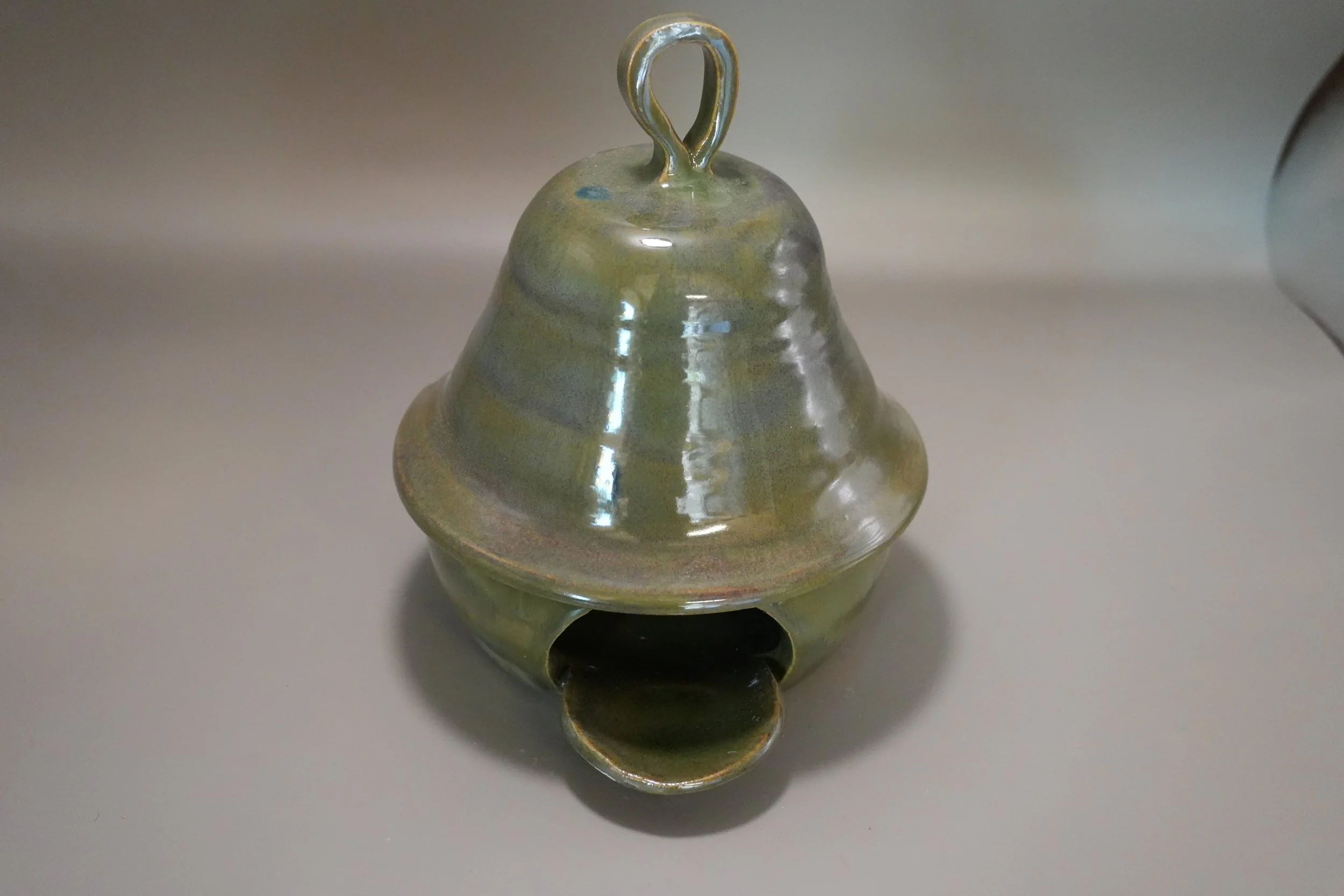 Artisan Ceramic Birdhouse