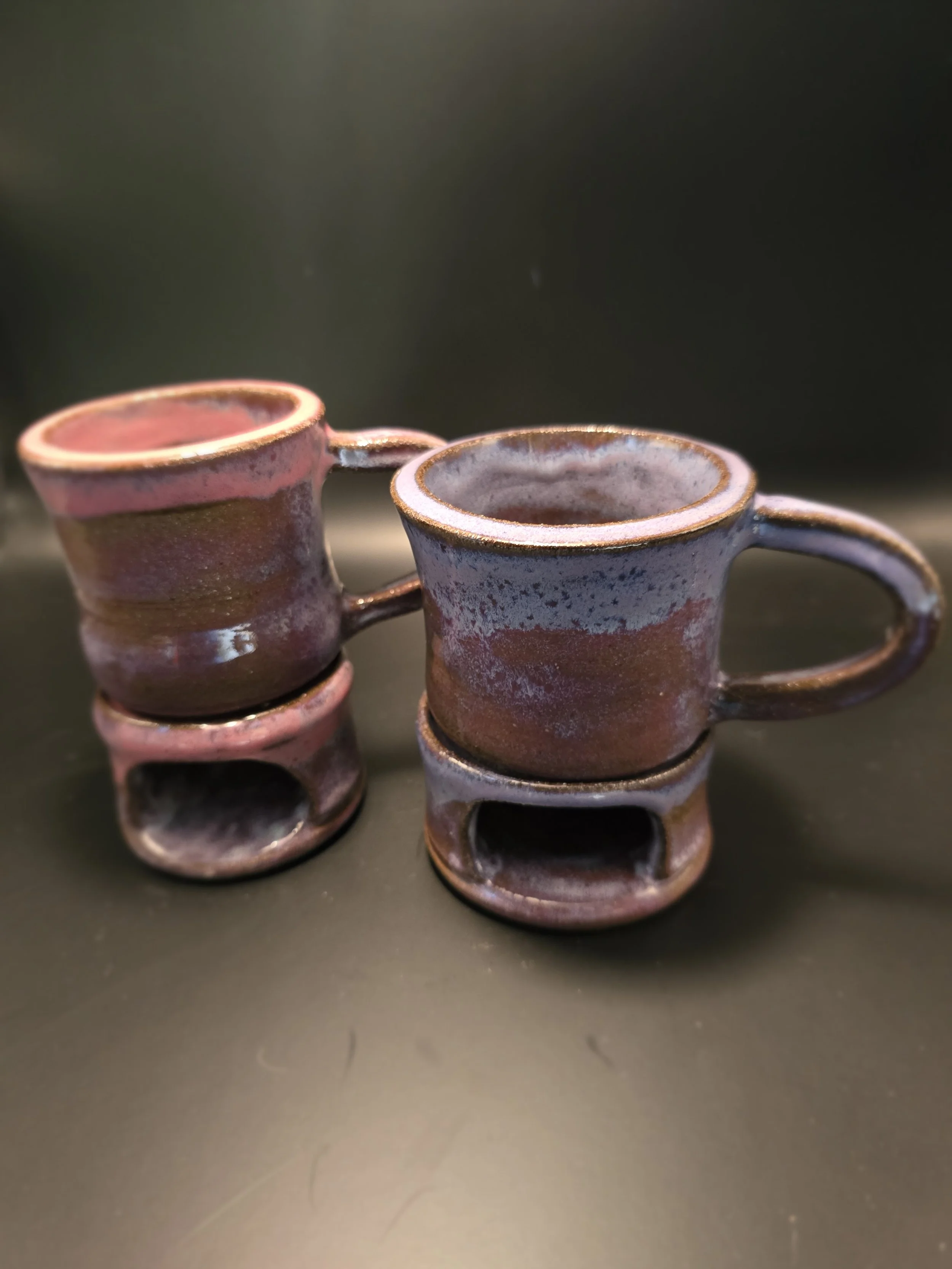 Fondue mugs