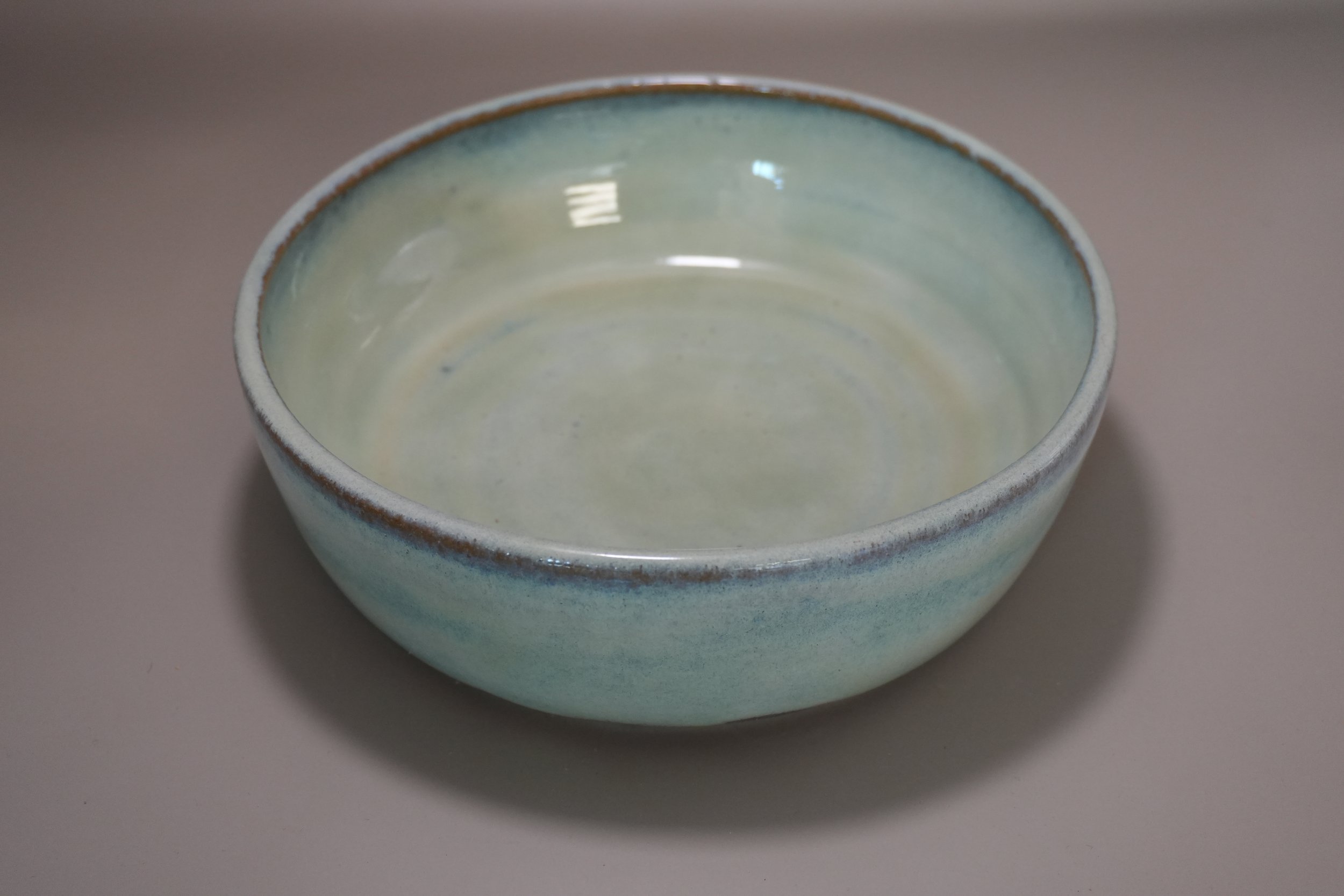 Serene Sky Ceramic Bowl