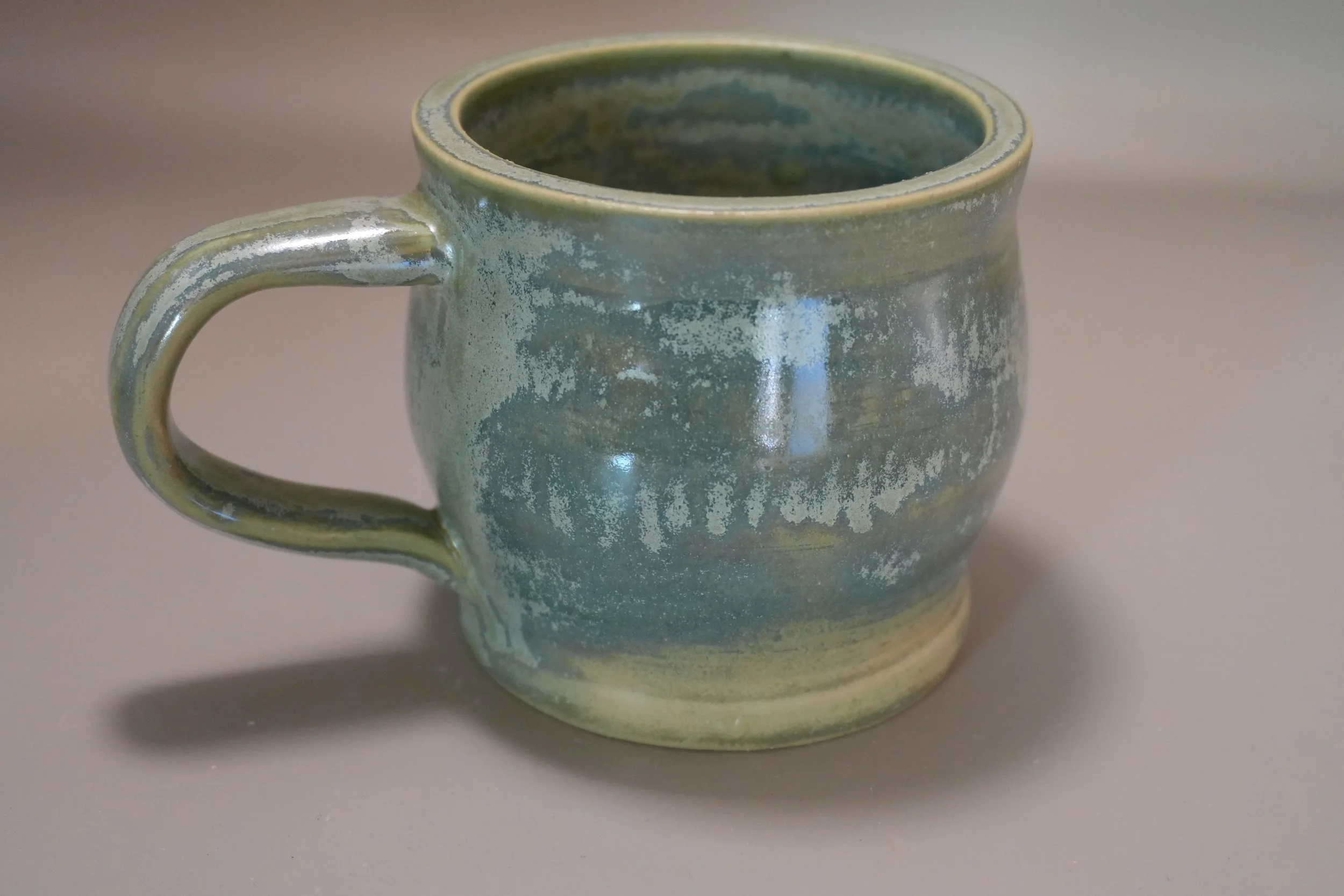 Green Tea Glazed Ceramic Mug