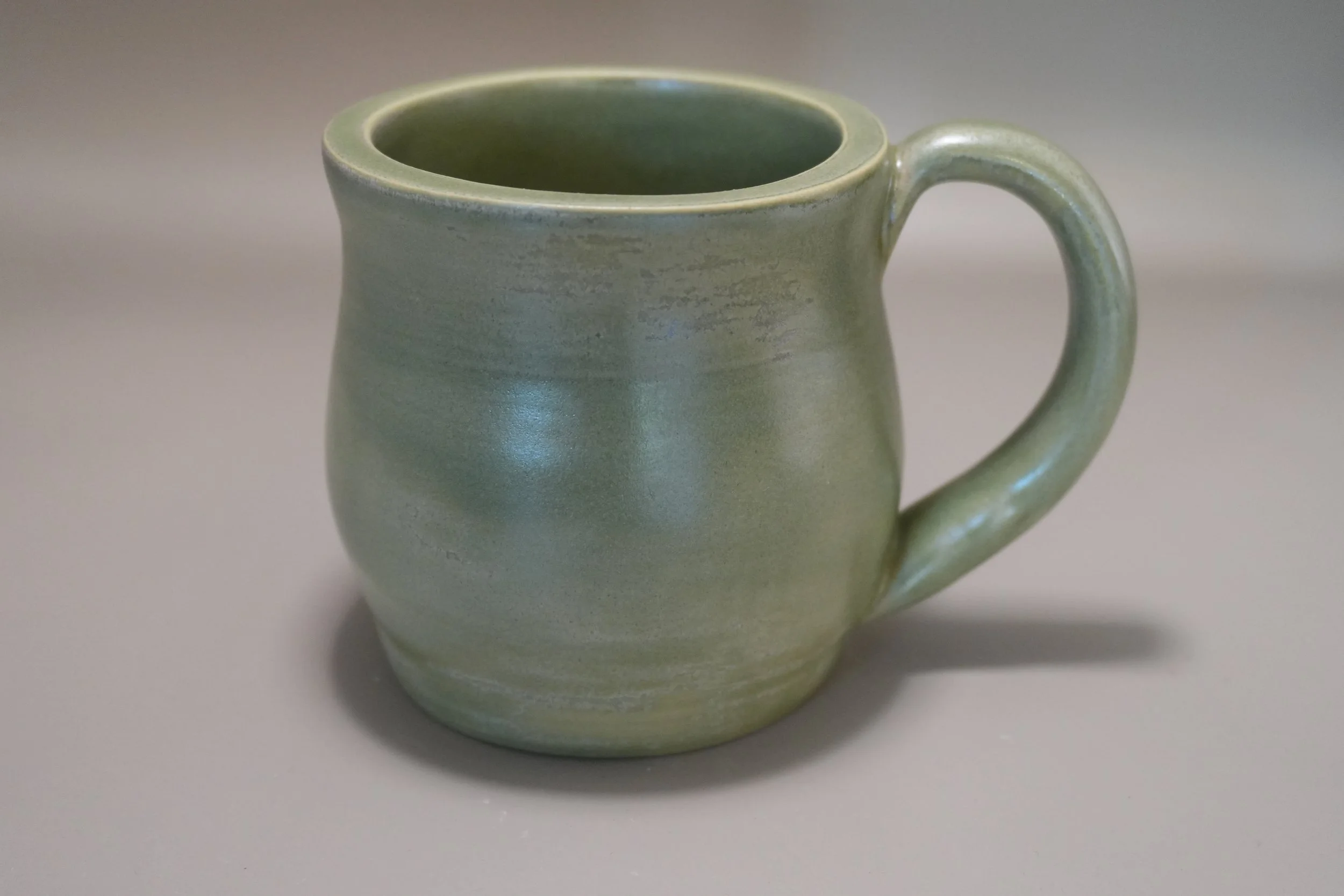 Artisan Green Ceramic Mug