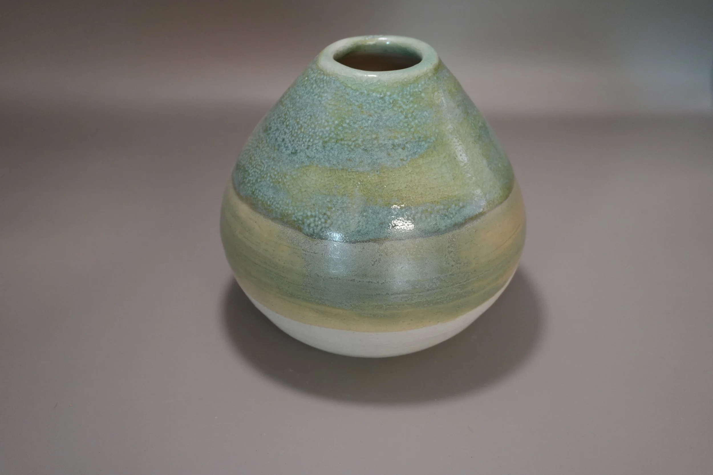 Serenity Glazed Ceramic Vase