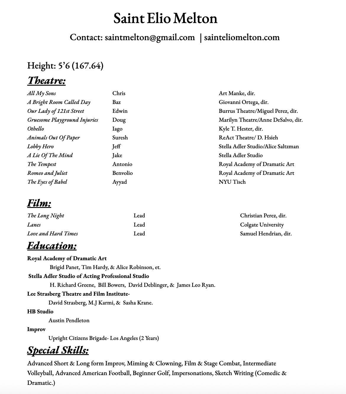 Resumè
