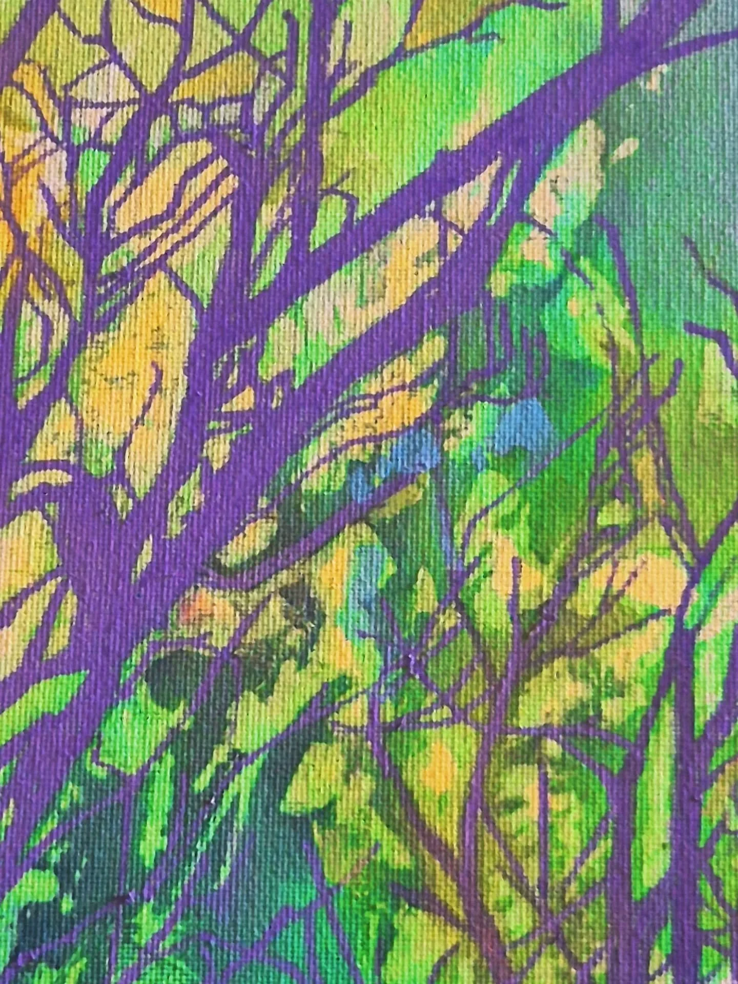 Bringing you some Thursday colour! ✨️ 

Heres some extra colourful details from a recently completed tree study to brighten your day 😊

Experimenting with some abstract forest/tree scenes using watercolour inks and layering with acrylics, oil pastel