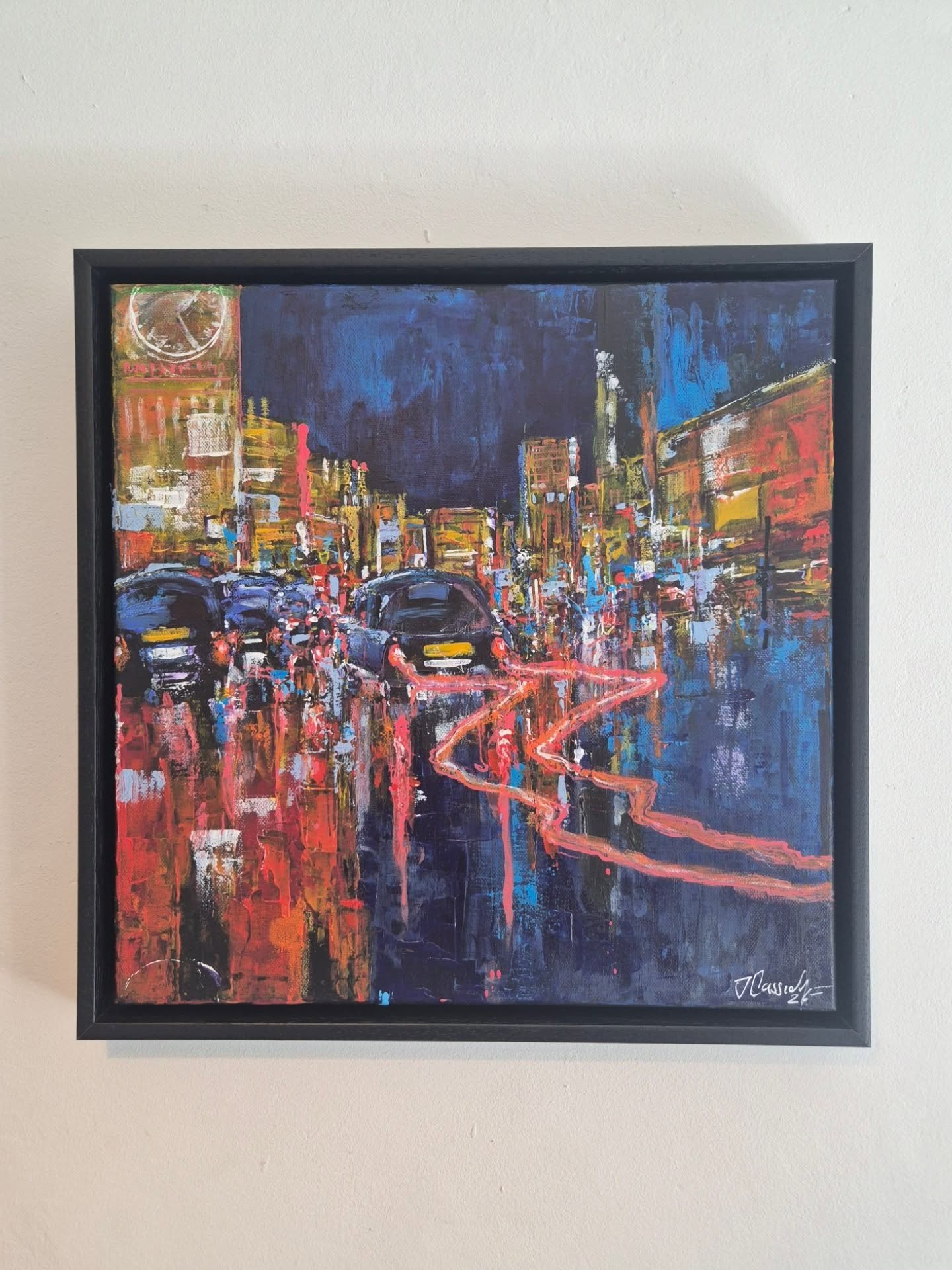 "Westminster Swevre" 40 x 40 cm
Acrylic and oil pastel on canvas (2026)

FOR SALE.

I swear I don't only paint minsters 😂

I thought I'd take a break after my watercolour commissions and go back to basics with a colourful cityscape - I did