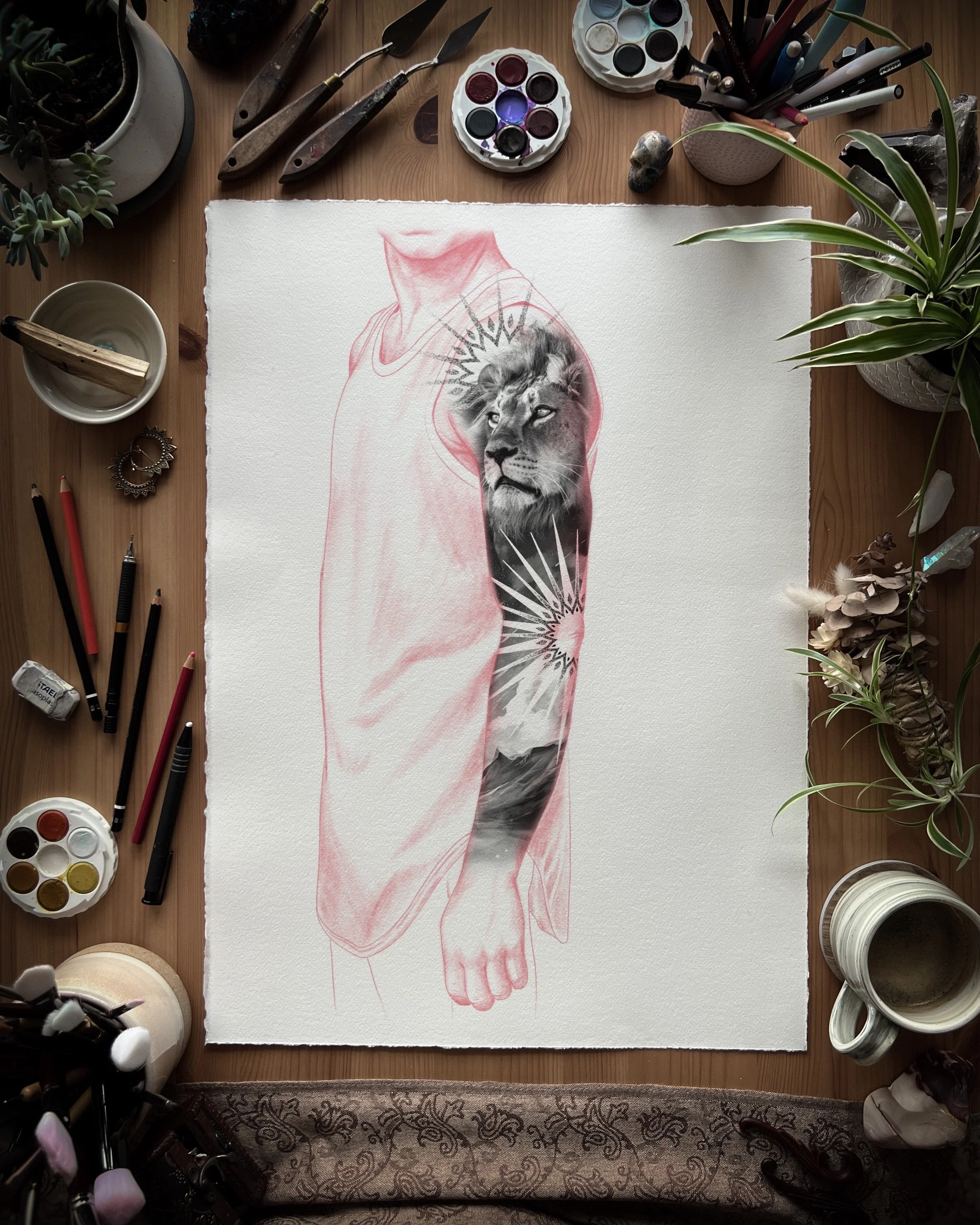 Fatherhood Lion Sleeve