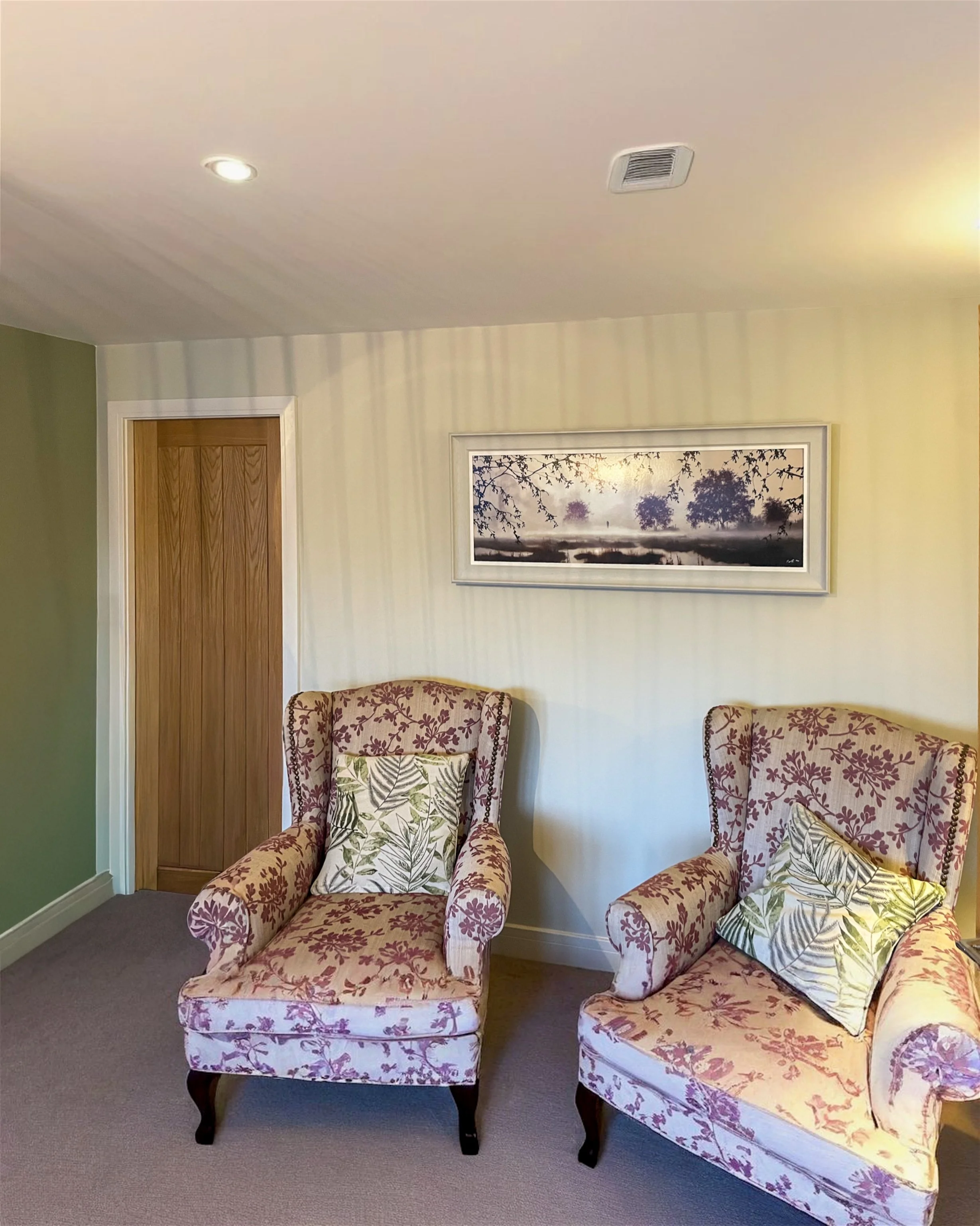 Structural alterations including internal wall relocation and sliding pocket door installation