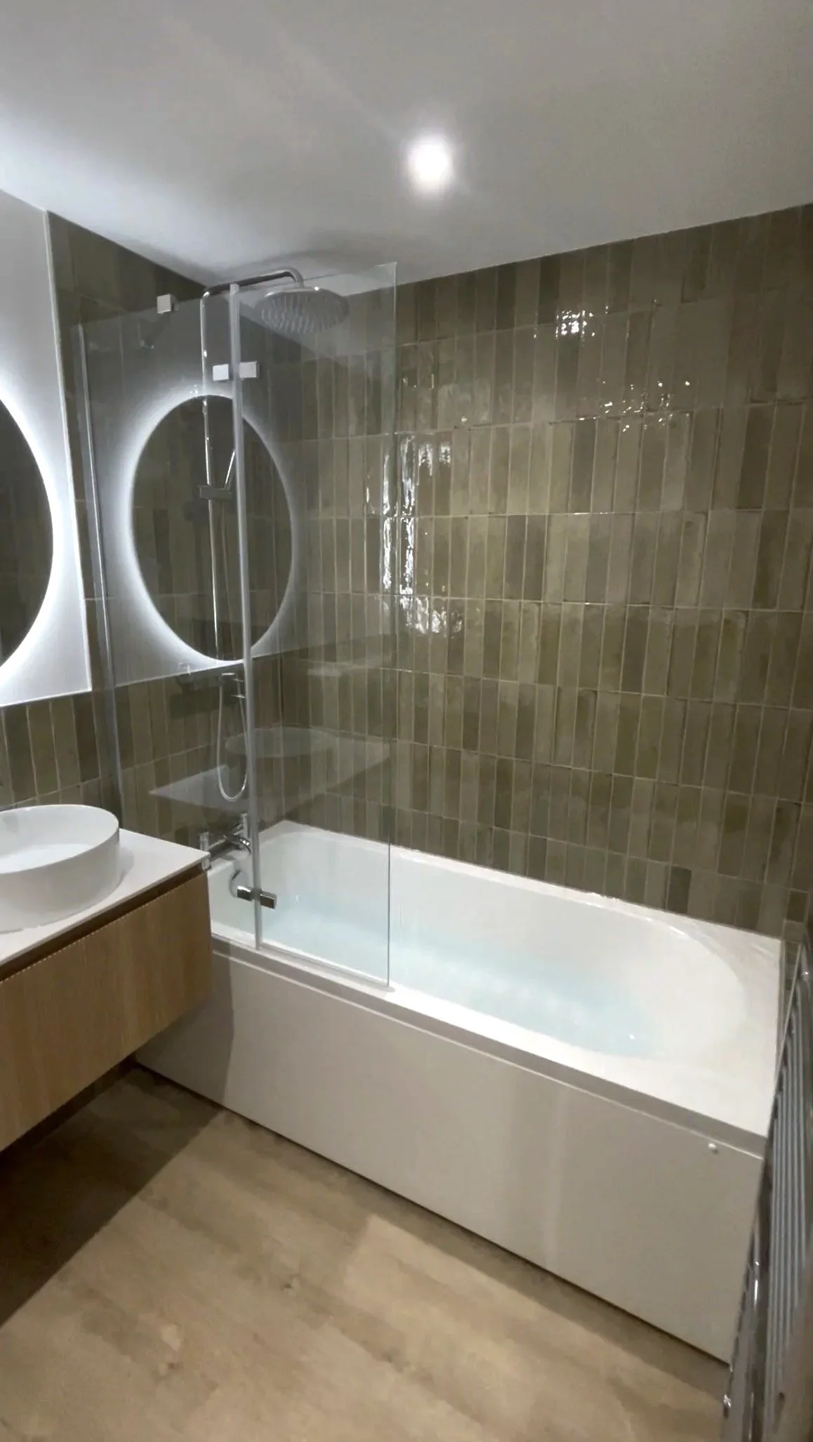 Contemporary bathroom renovation and installation in Shrewsbury, Shropshire