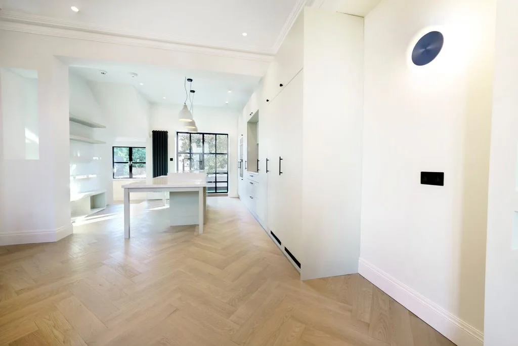 Complete home renovation with kitchen installation, flooring and interior building work