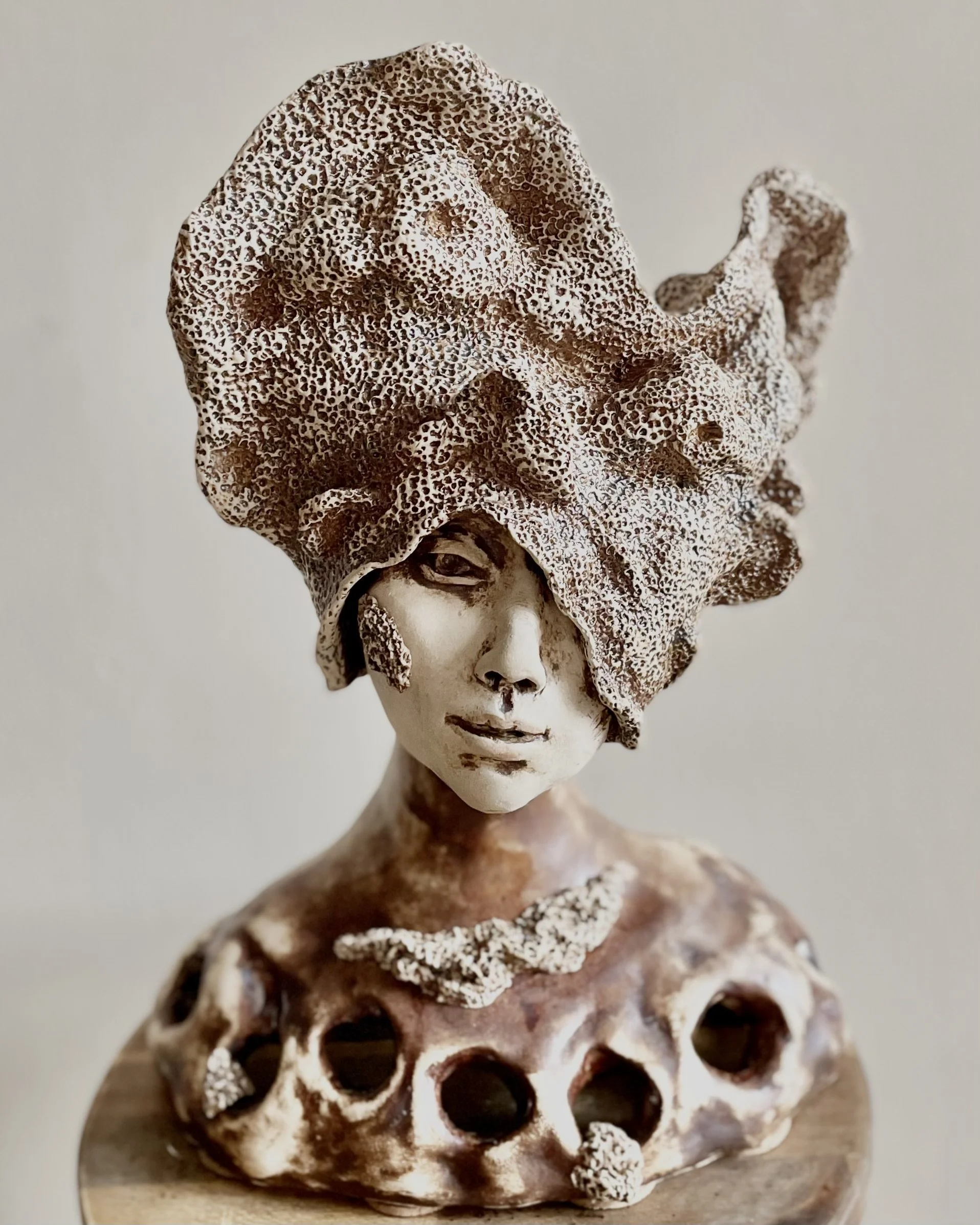 Sea Creature Coralia: ceramic interior sculpture