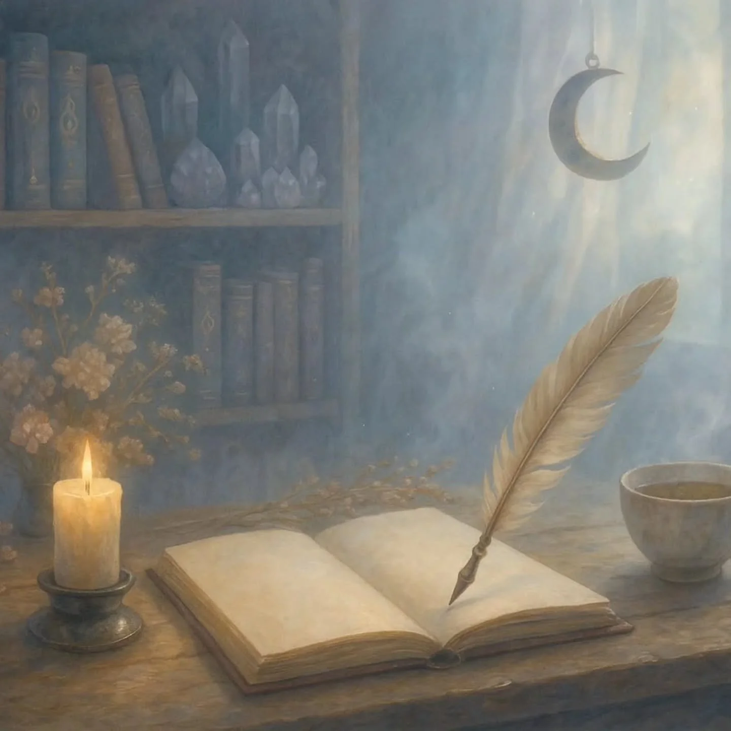 The Ritual Library is live 🌿 A quiet space for prompts, practices &amp; playlists to help you reconnect. Link in the comments.