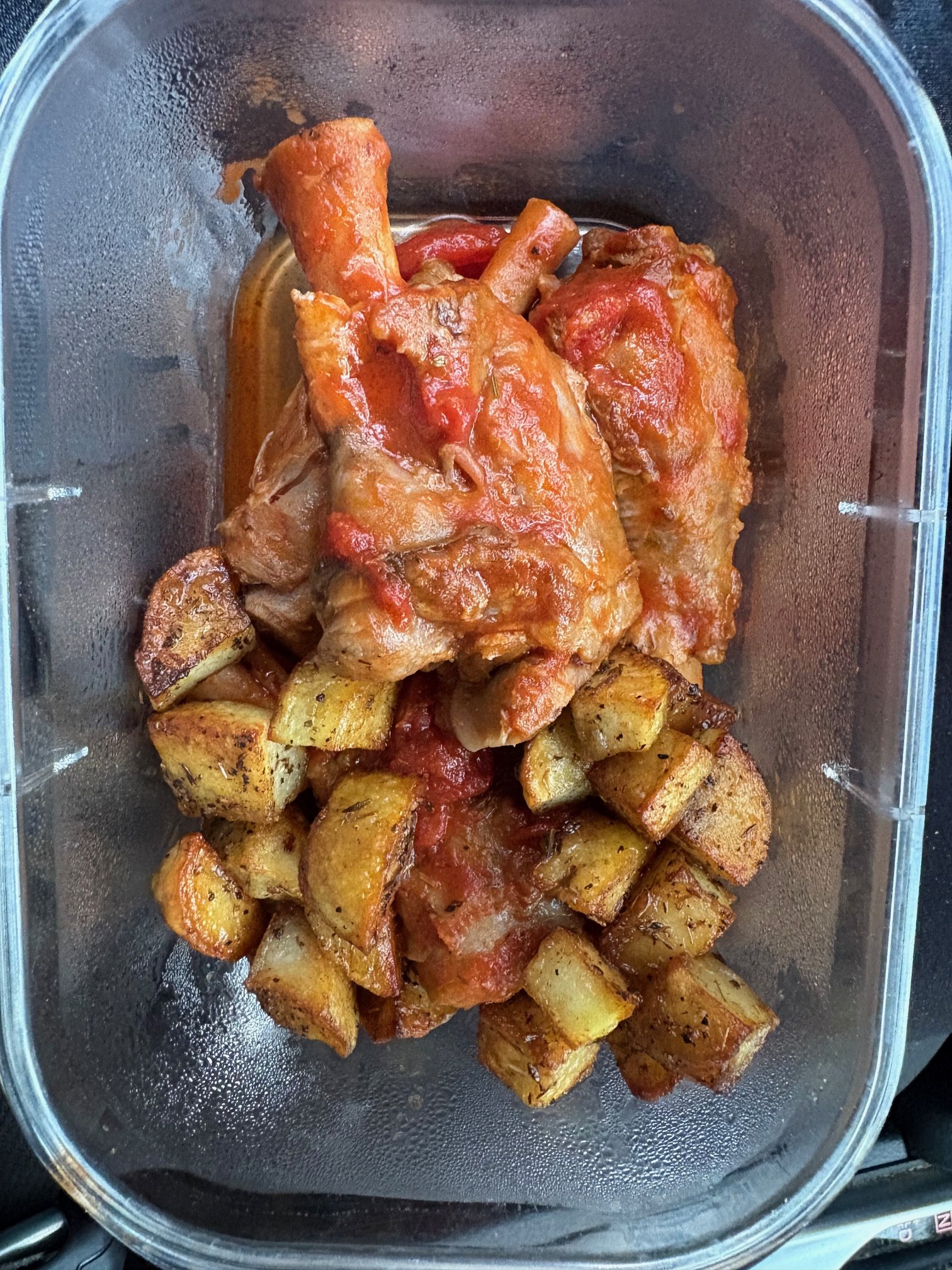 Braised Goat Shanks with Tomatoes &amp; Thyme