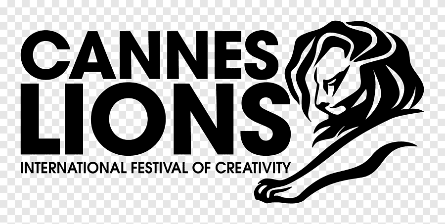 Cannes Lions logo featuring a lion with a flowing mane and the text "Cannes Lions International Festival of Creativity"
