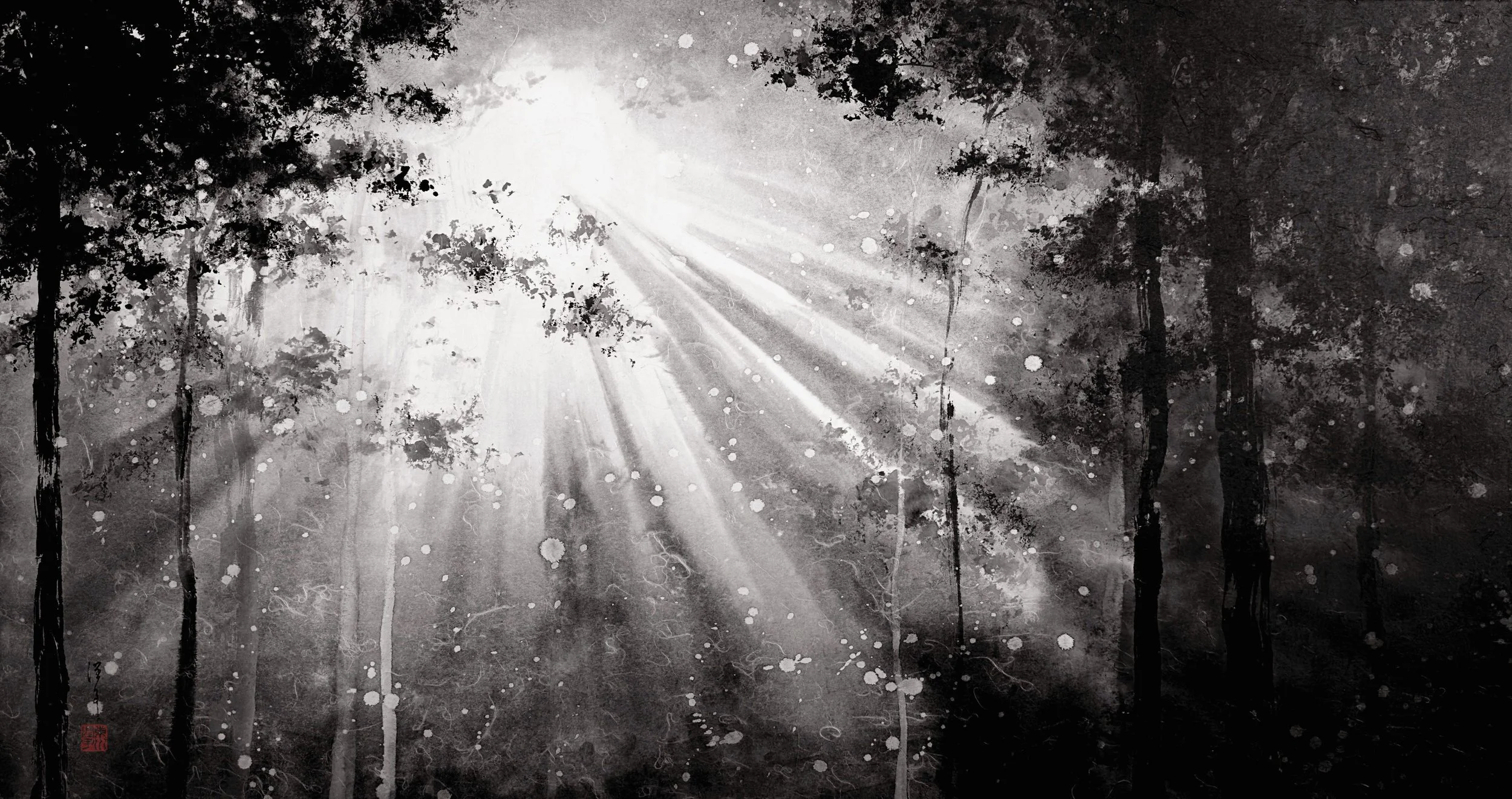 Spaces between ~ Ink art winter immersion, 17th - 18th July Yarra Valley
